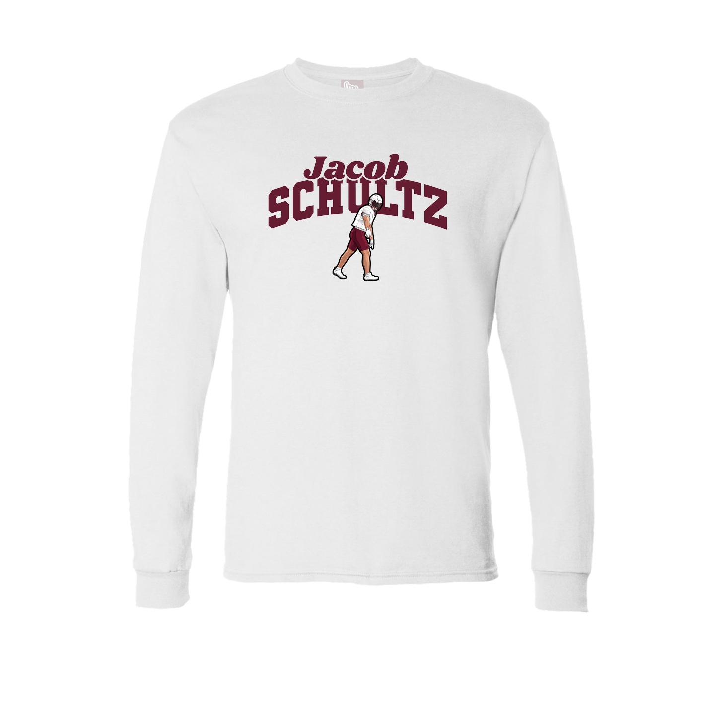 Long Sleeve Tee — Signature Arch in White