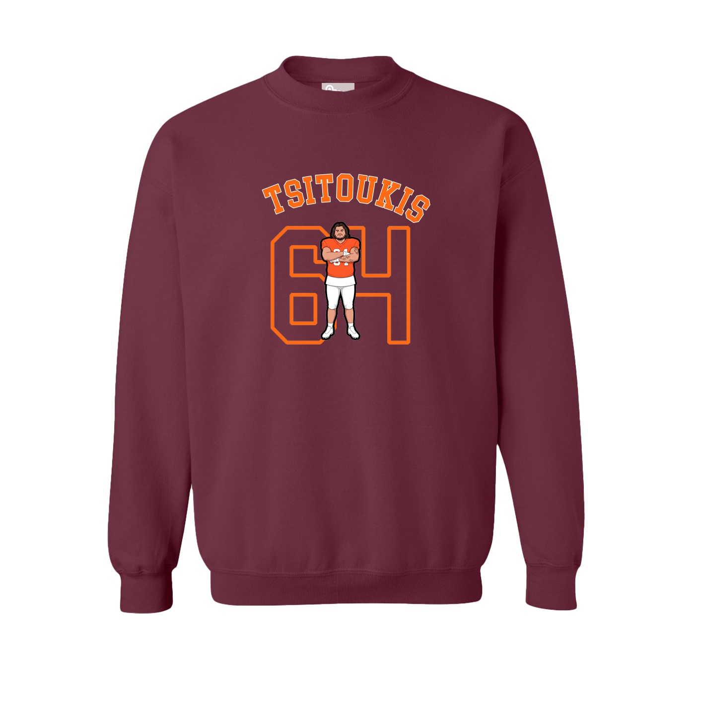 Fleece Crew — Shirsey Arch in Maroon
