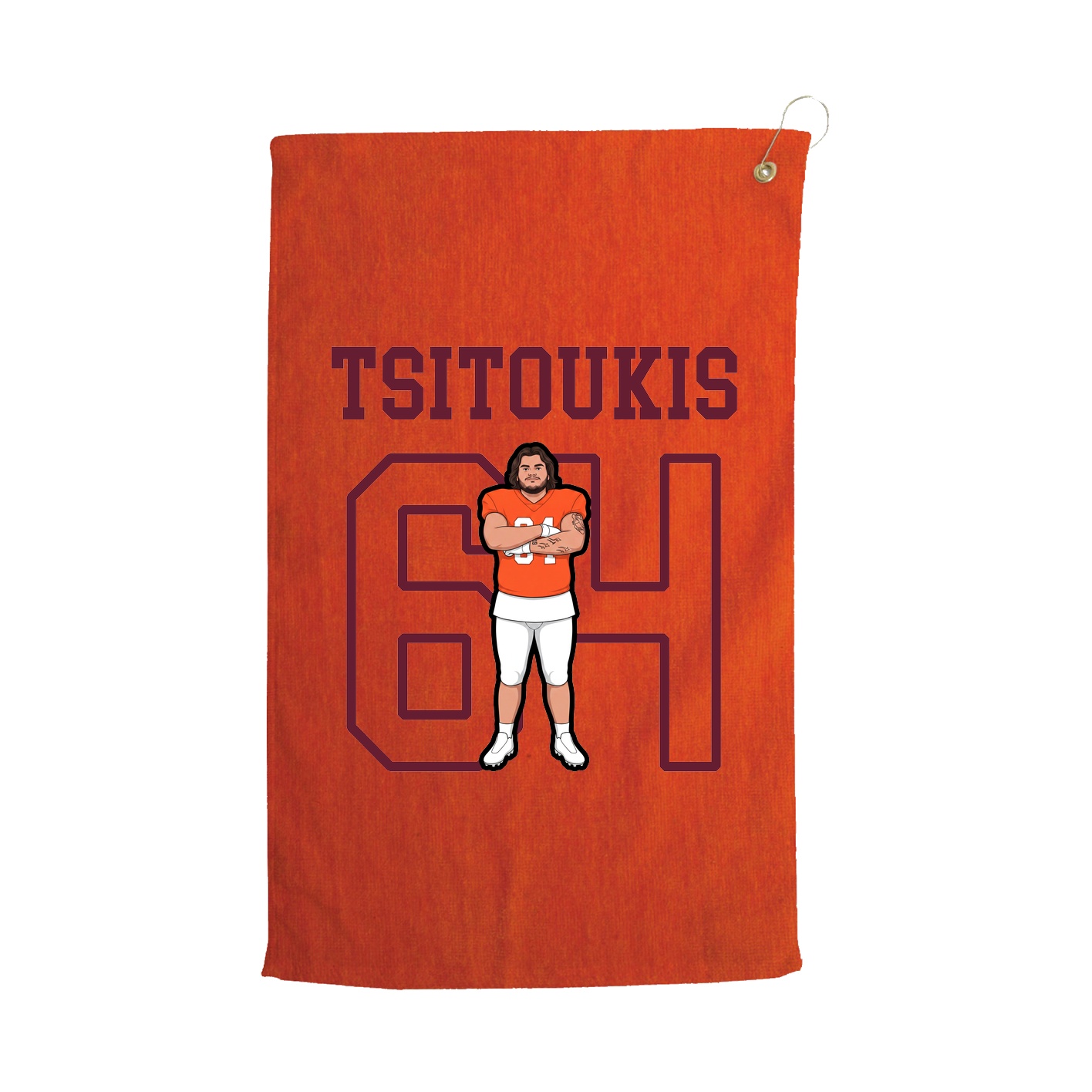 Golf Towel — Shirsey in Orange