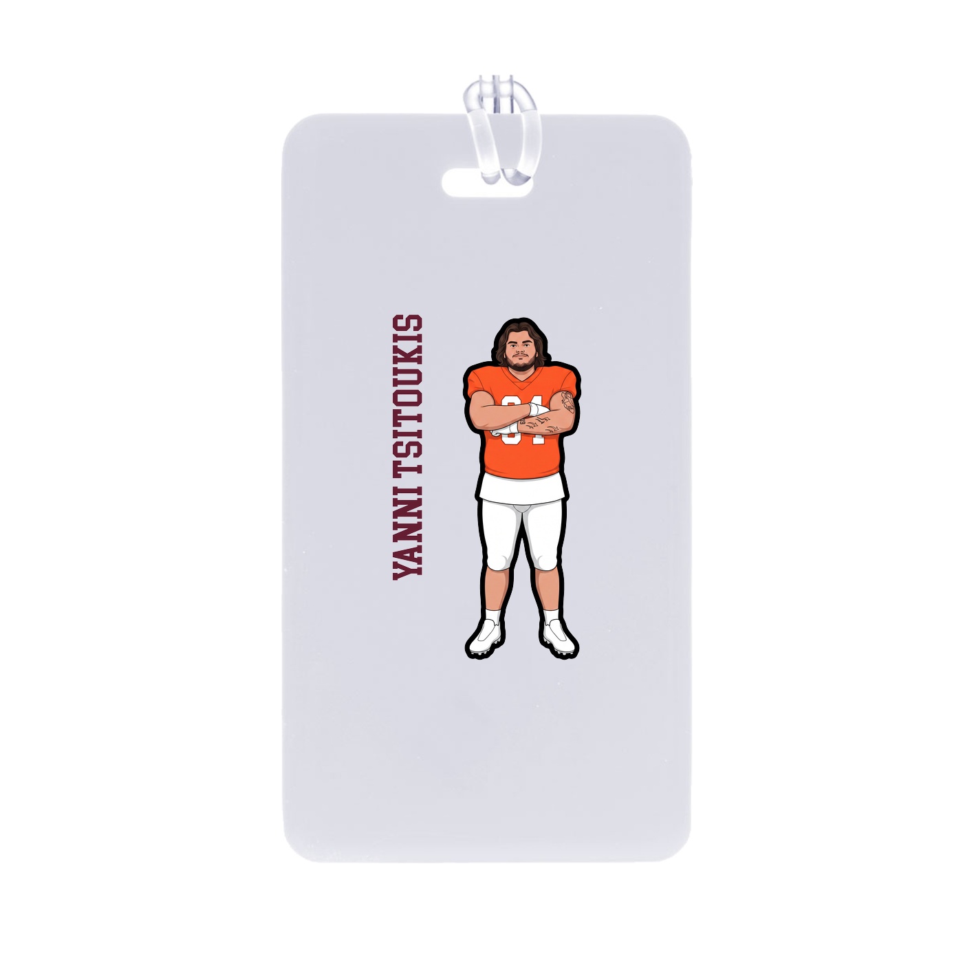 Bag Tag — Name Vertical in Classic