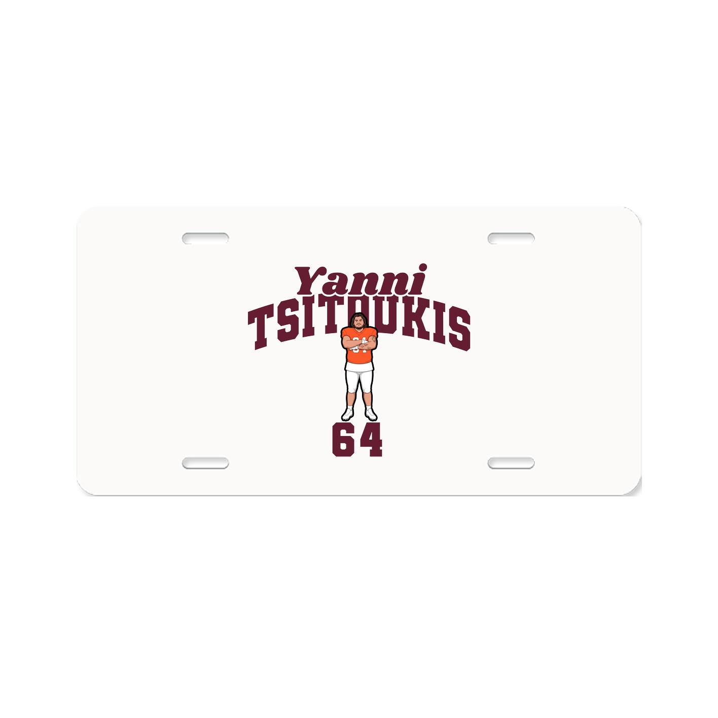 License Plate — Signature Arch in Classic