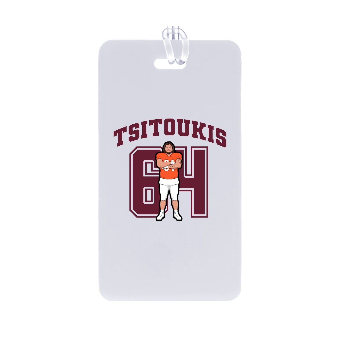 Bag Tag — Number in Classic