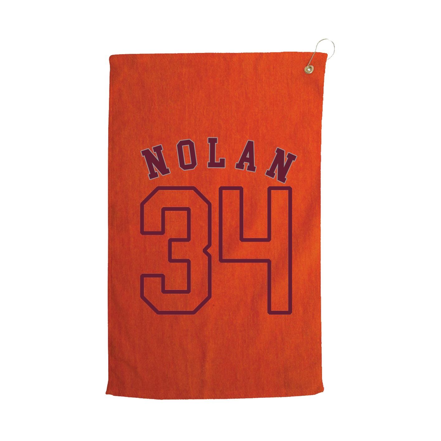 Golf Towel — Shirsey Arch in Orange