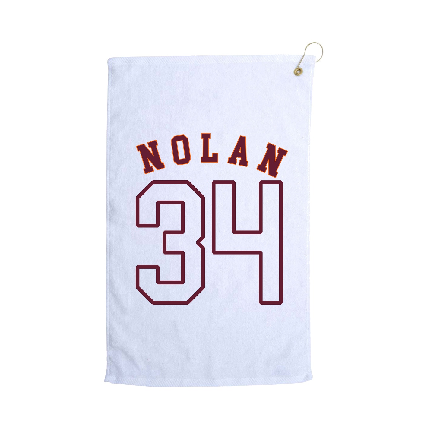 Golf Towel — Shirsey Arch in White