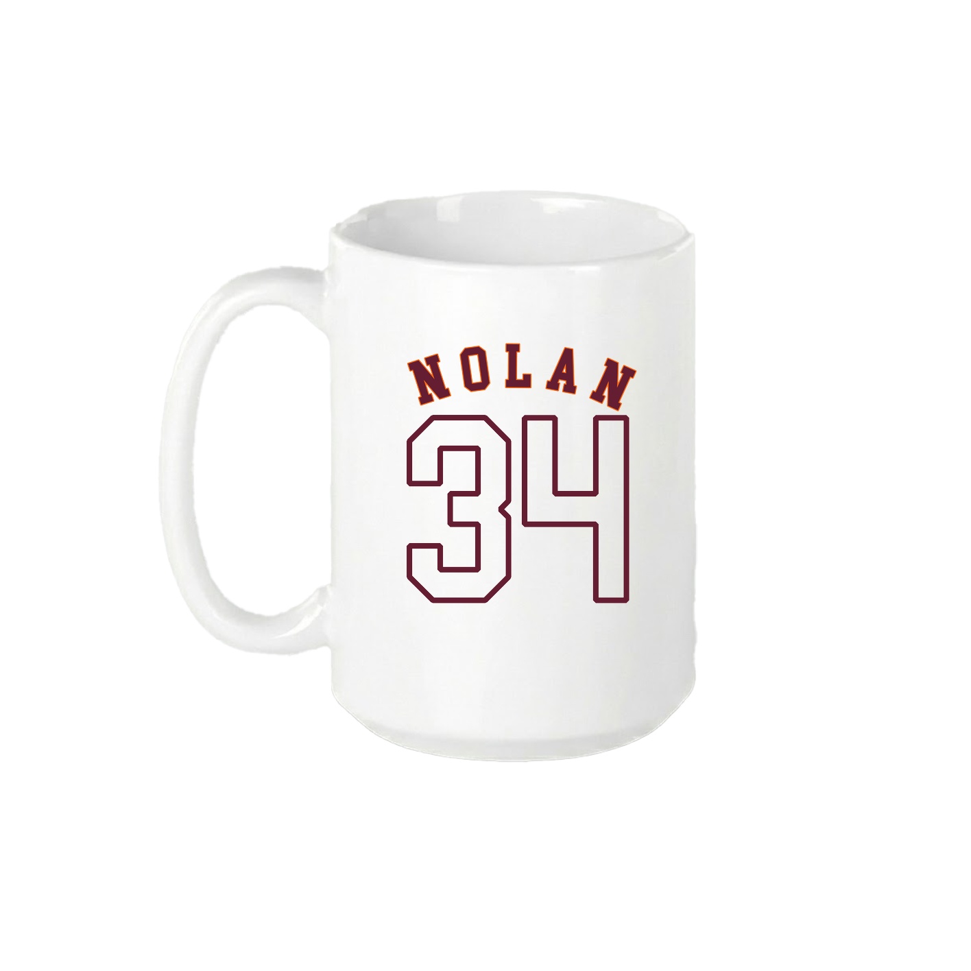 15oz Coffee Mug — Shirsey Arch in White