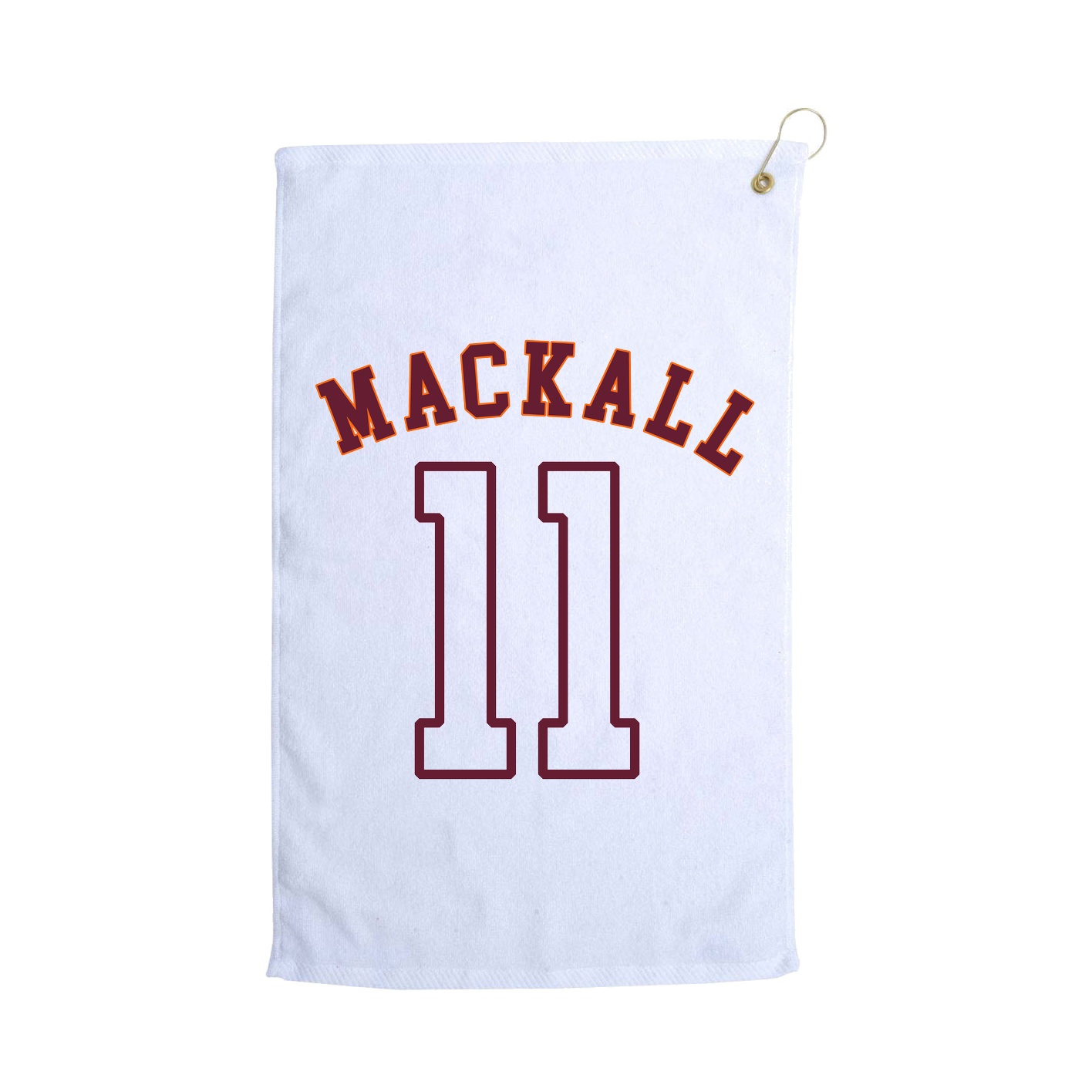 Golf Towel — Shirsey Arch in White