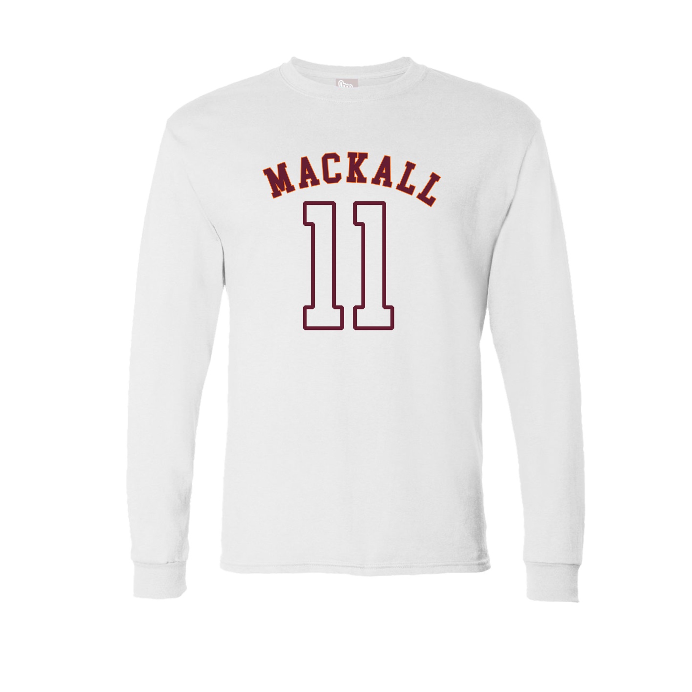 Long Sleeve Tee — Shirsey Arch in White