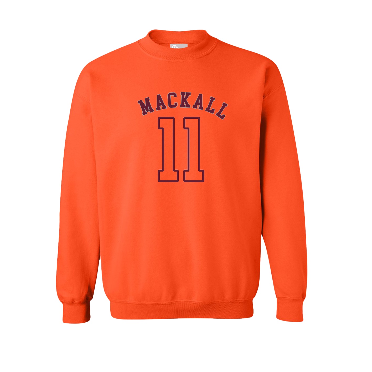 Fleece Crew — Shirsey Arch in Orange