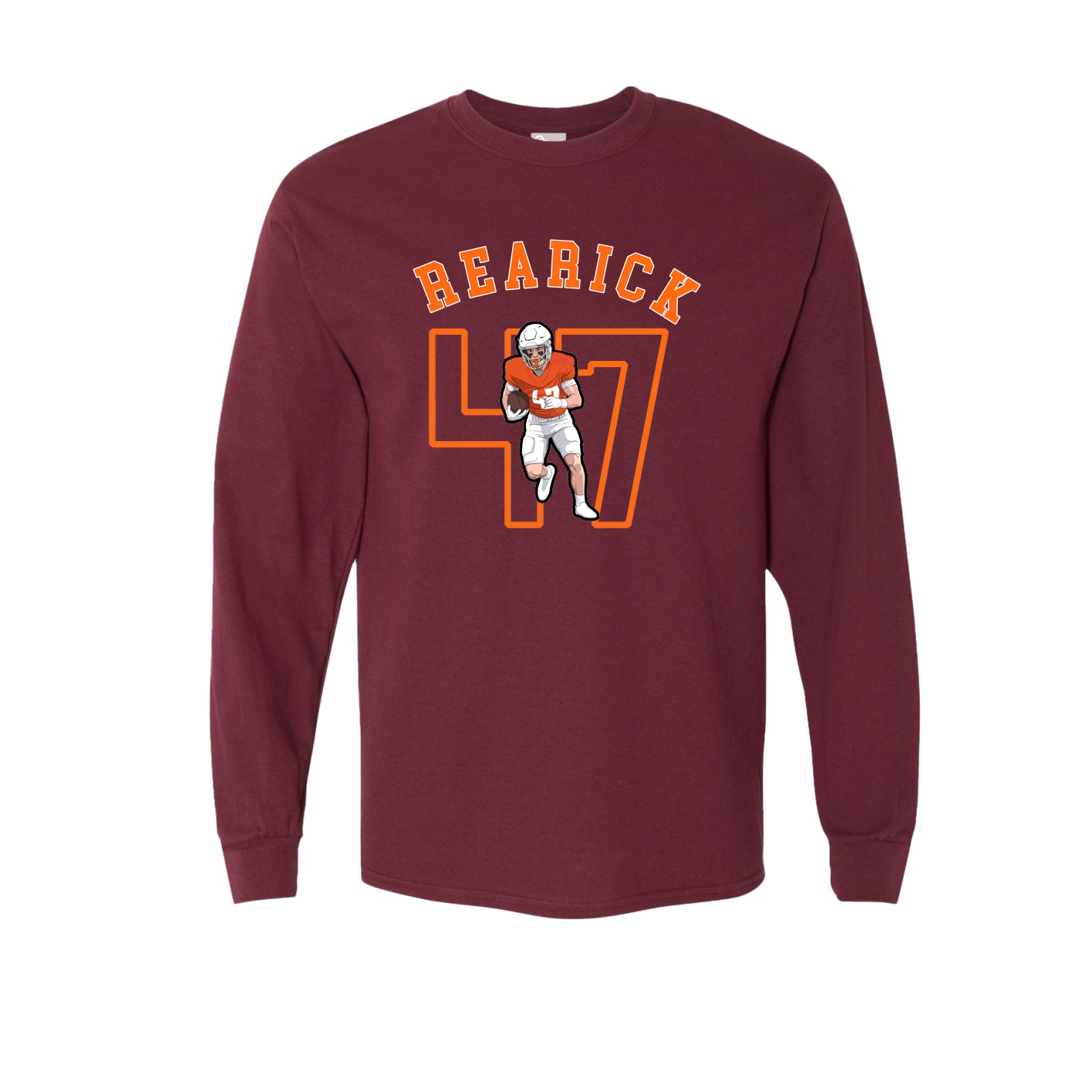 Long Sleeve Tee — Shirsey Arch in Maroon