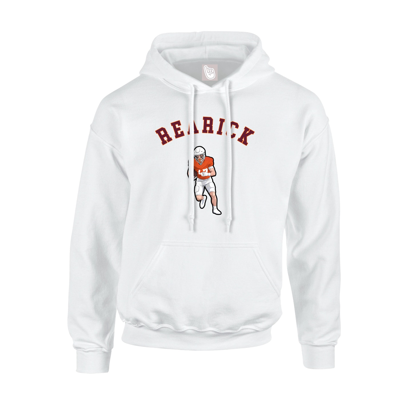 Youth Hoodie — Shirsey Arch in White