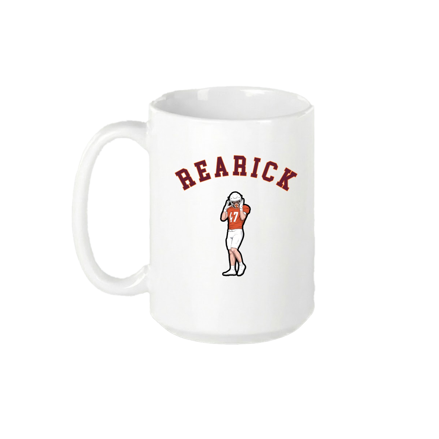15oz Coffee Mug — Shirsey Arch in White