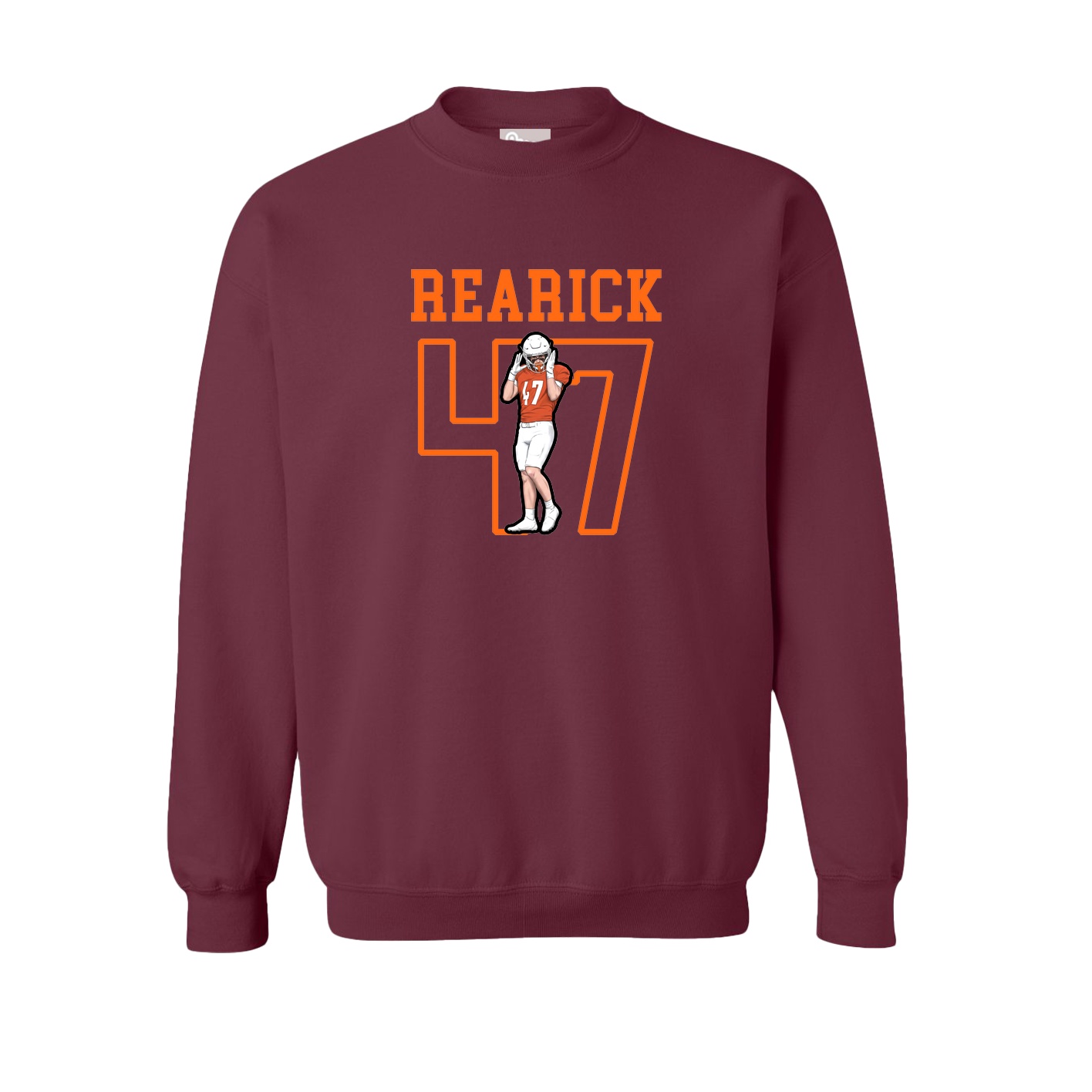 Fleece Crew — Shirsey in Maroon