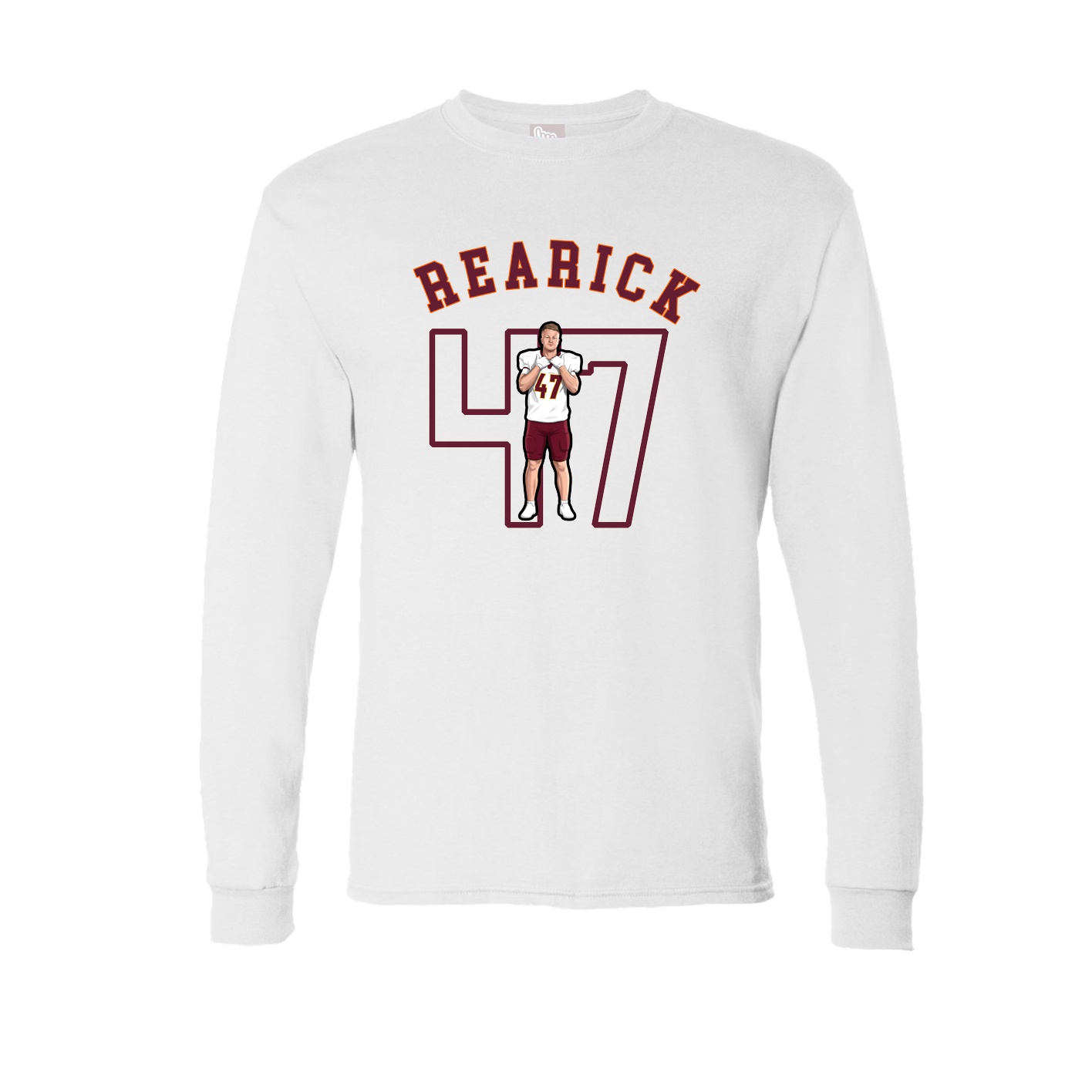 Long Sleeve Tee — Shirsey Arch in White