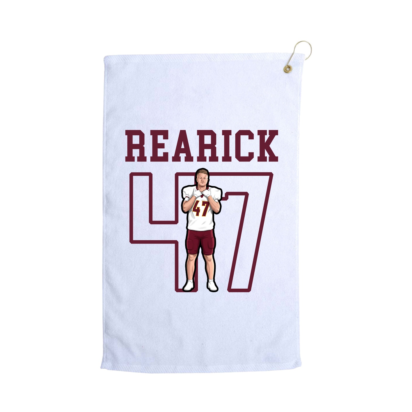 Golf Towel — Shirsey in White