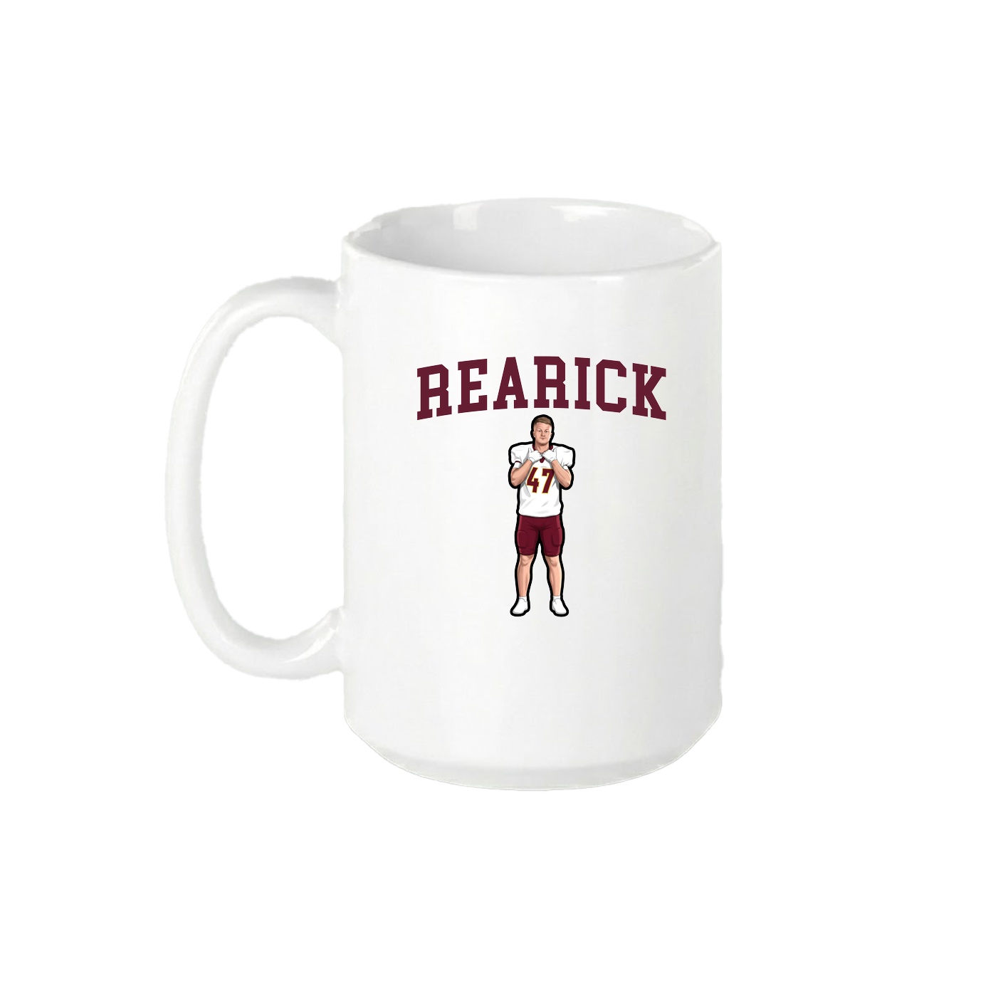 15oz Coffee Mug — Shirsey in White