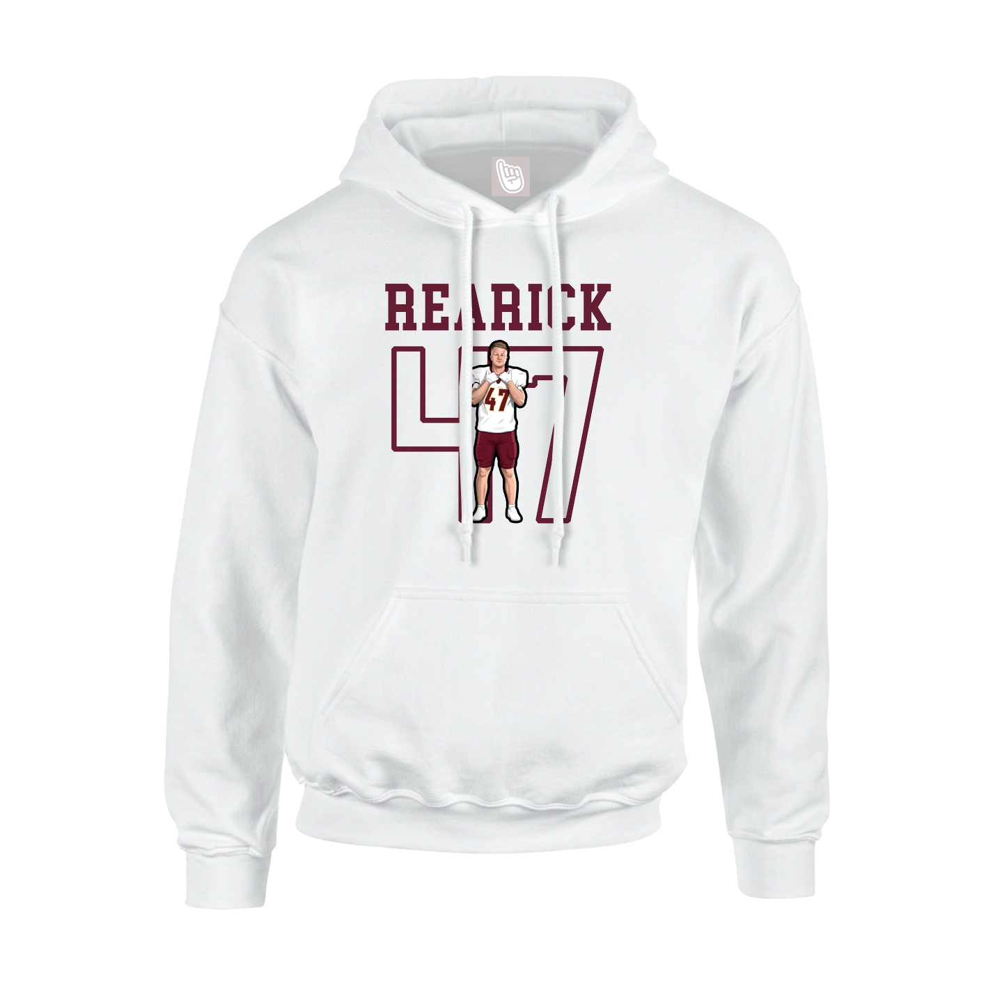 Hoodie — Shirsey in White