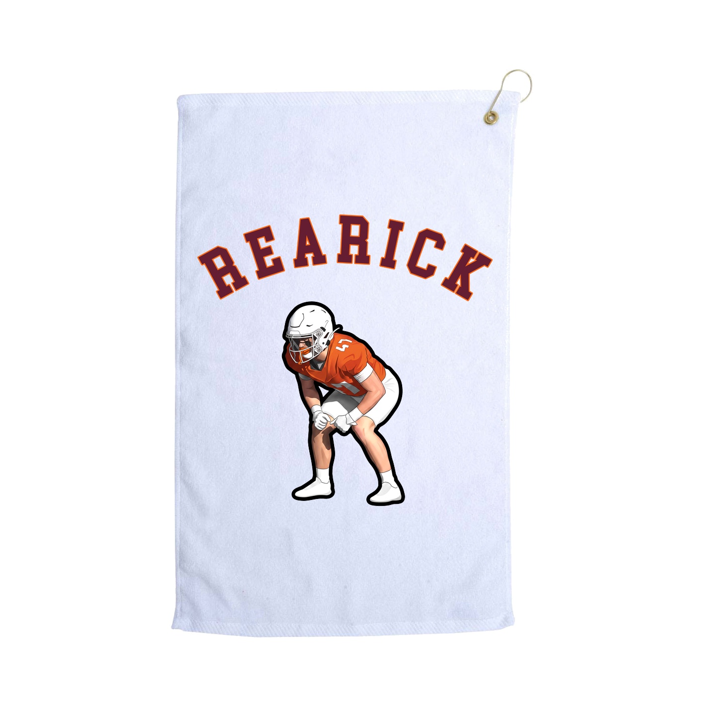 Golf Towel — Shirsey Arch in White