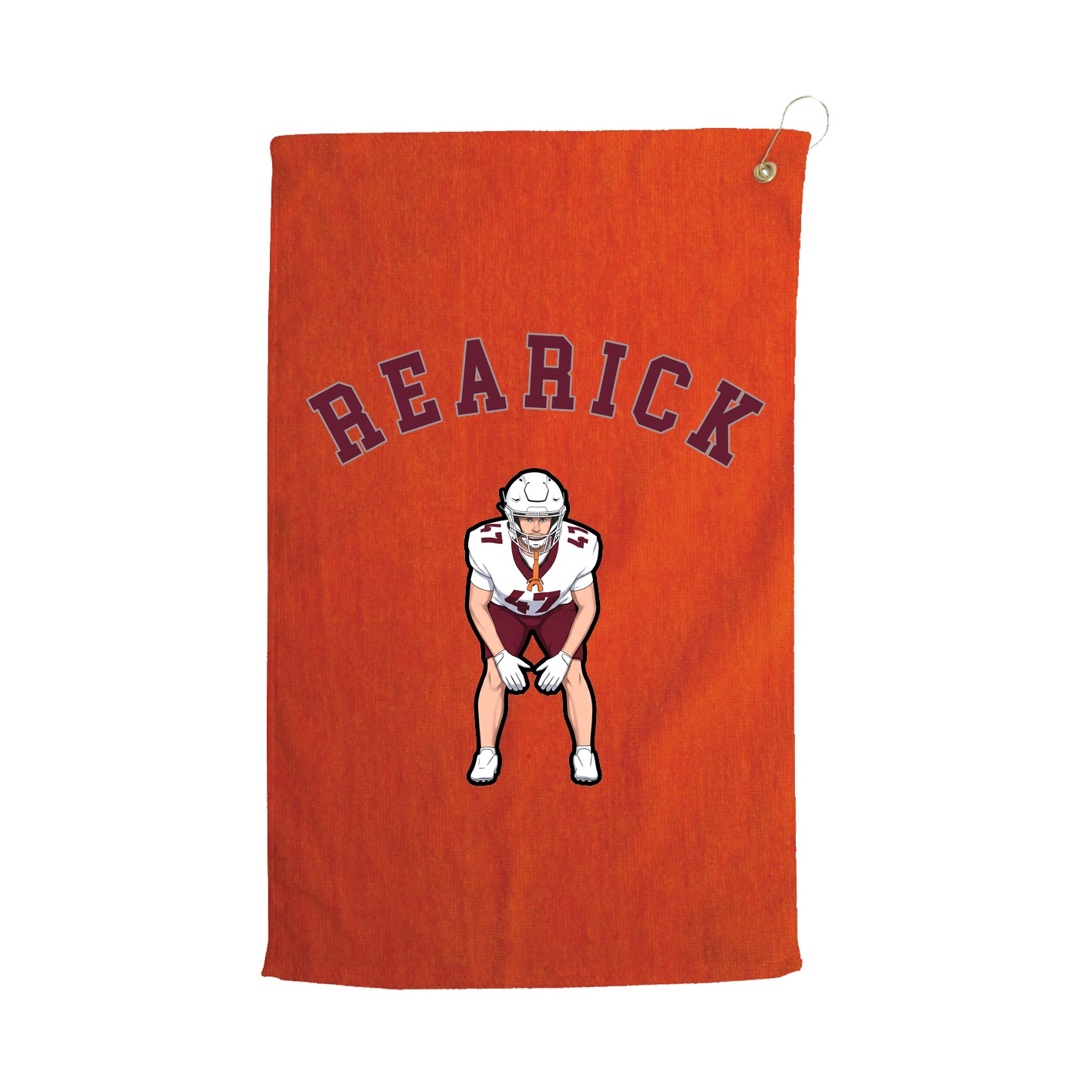Golf Towel — Shirsey Arch in Orange