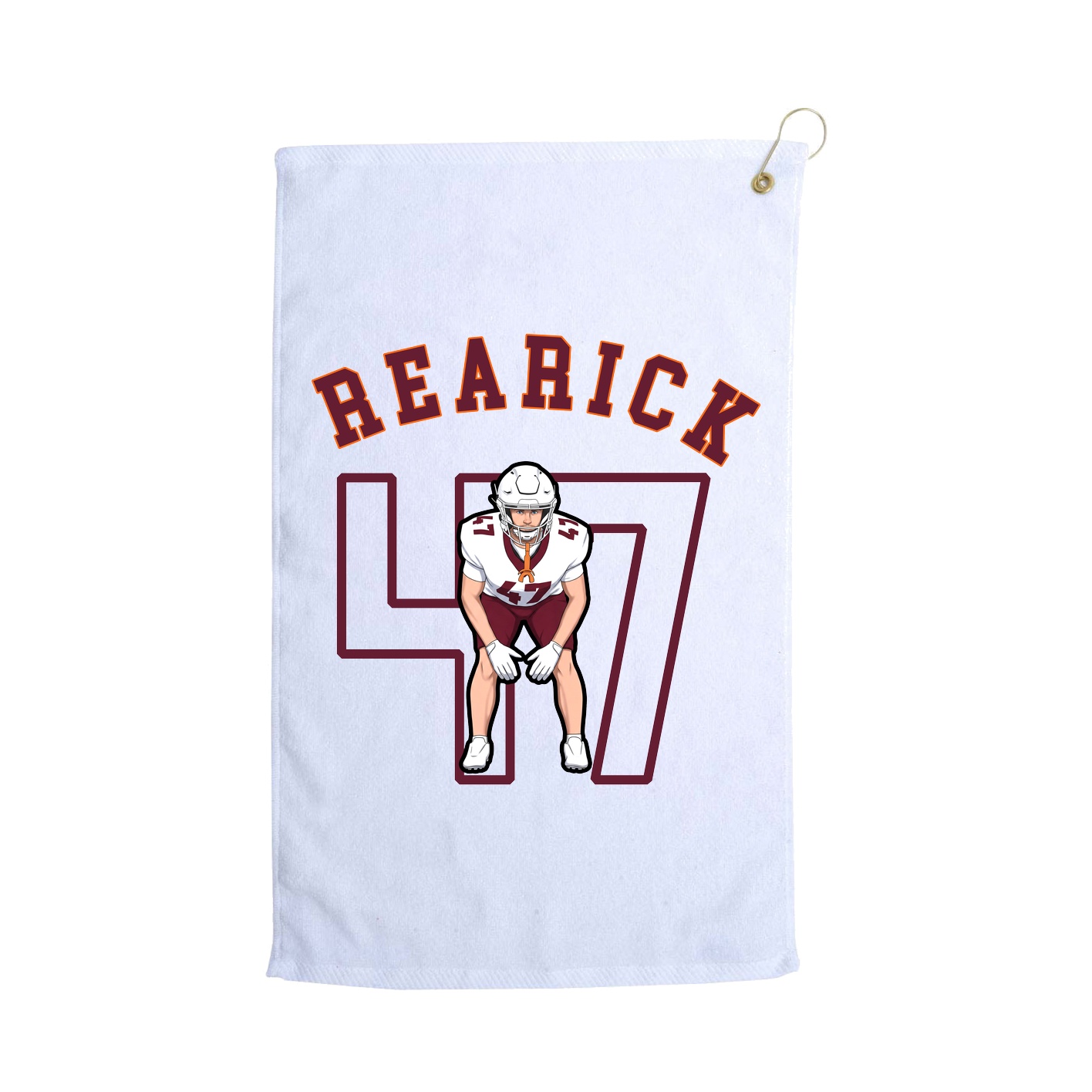 Golf Towel — Shirsey Arch in White