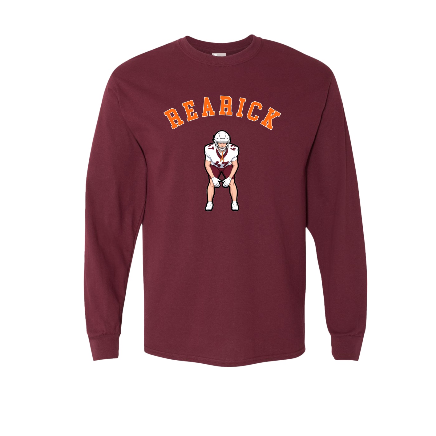 Long Sleeve Tee — Shirsey Arch in Maroon