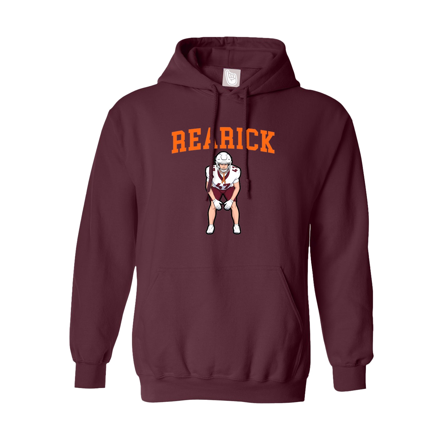 Hoodie — Shirsey in Maroon