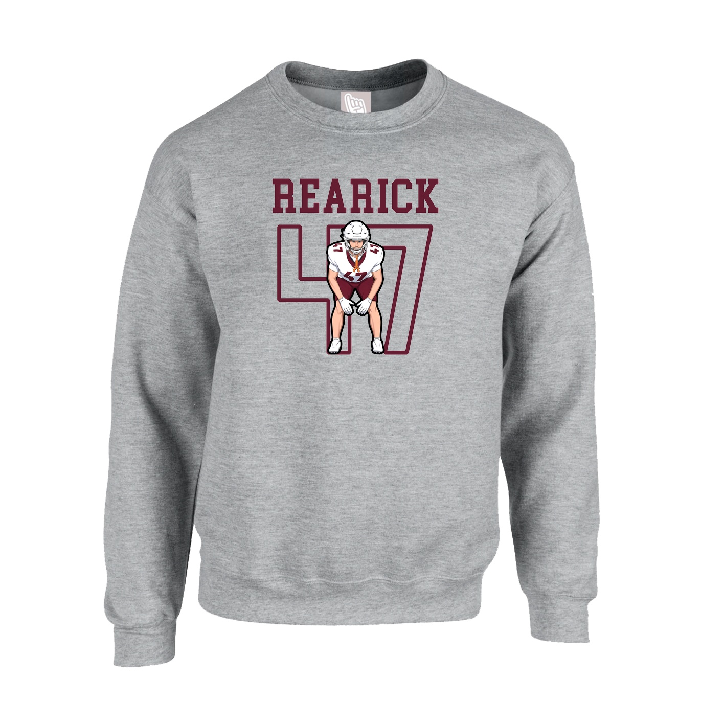 Fleece Crew — Shirsey in Grey