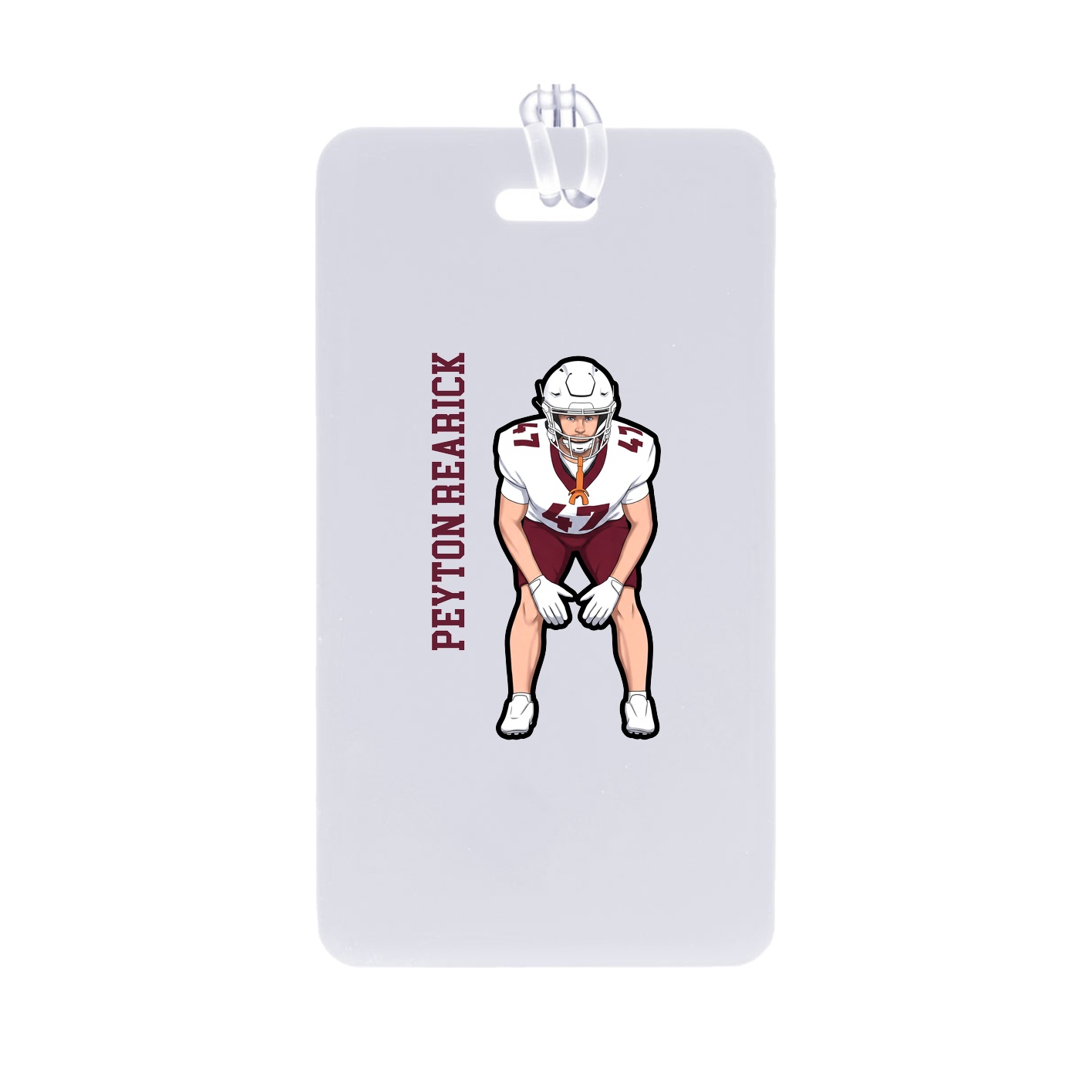 Bag Tag — Name Vertical in Classic