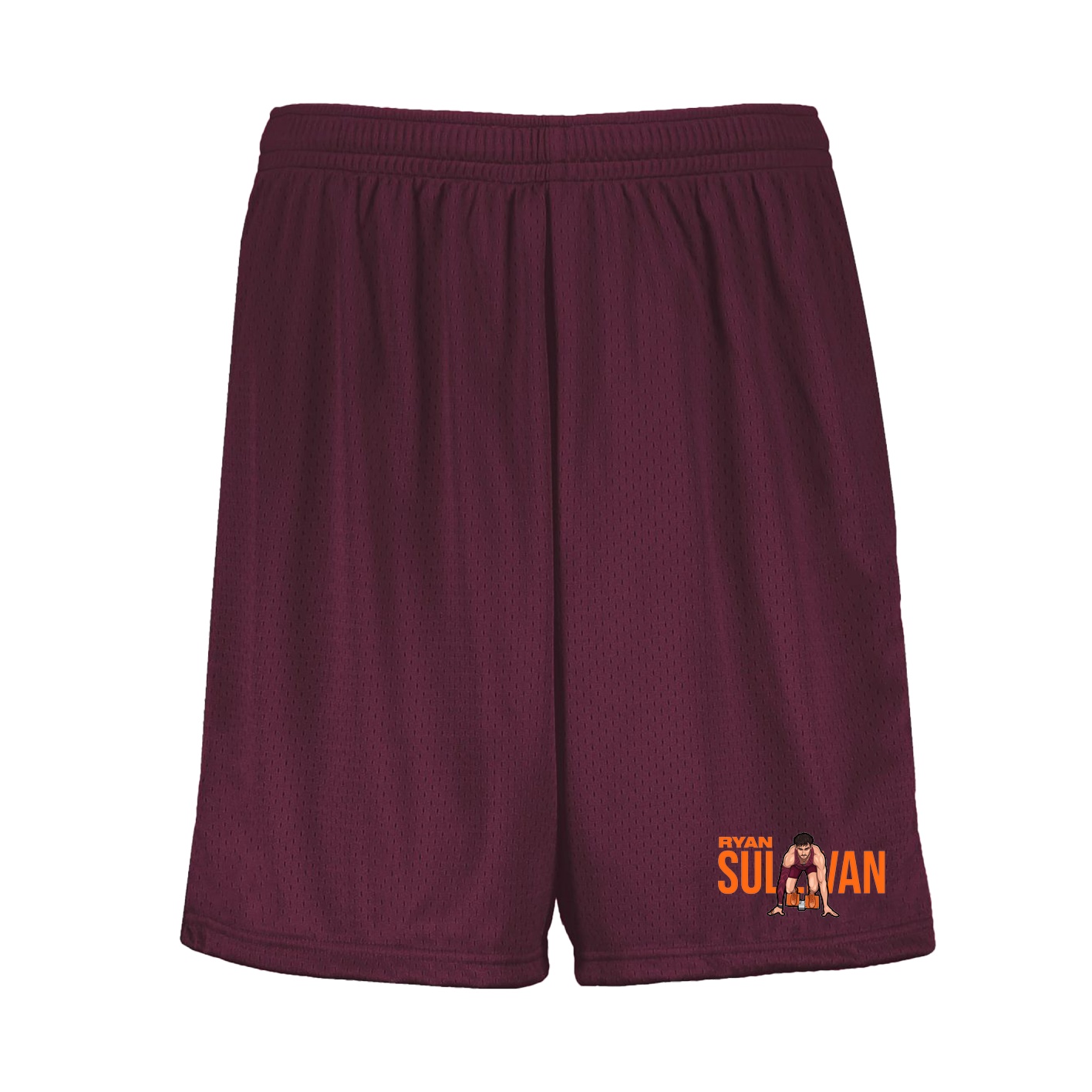Shorts — Player Name in Maroon