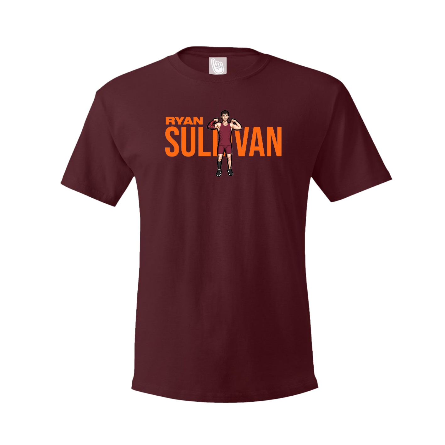 Youth Tee — Player Name in Maroon