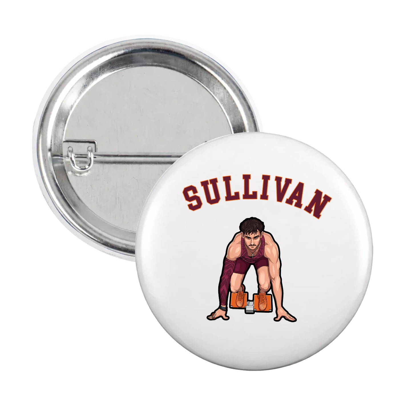 Game Day Button — Shirsey Arch in White