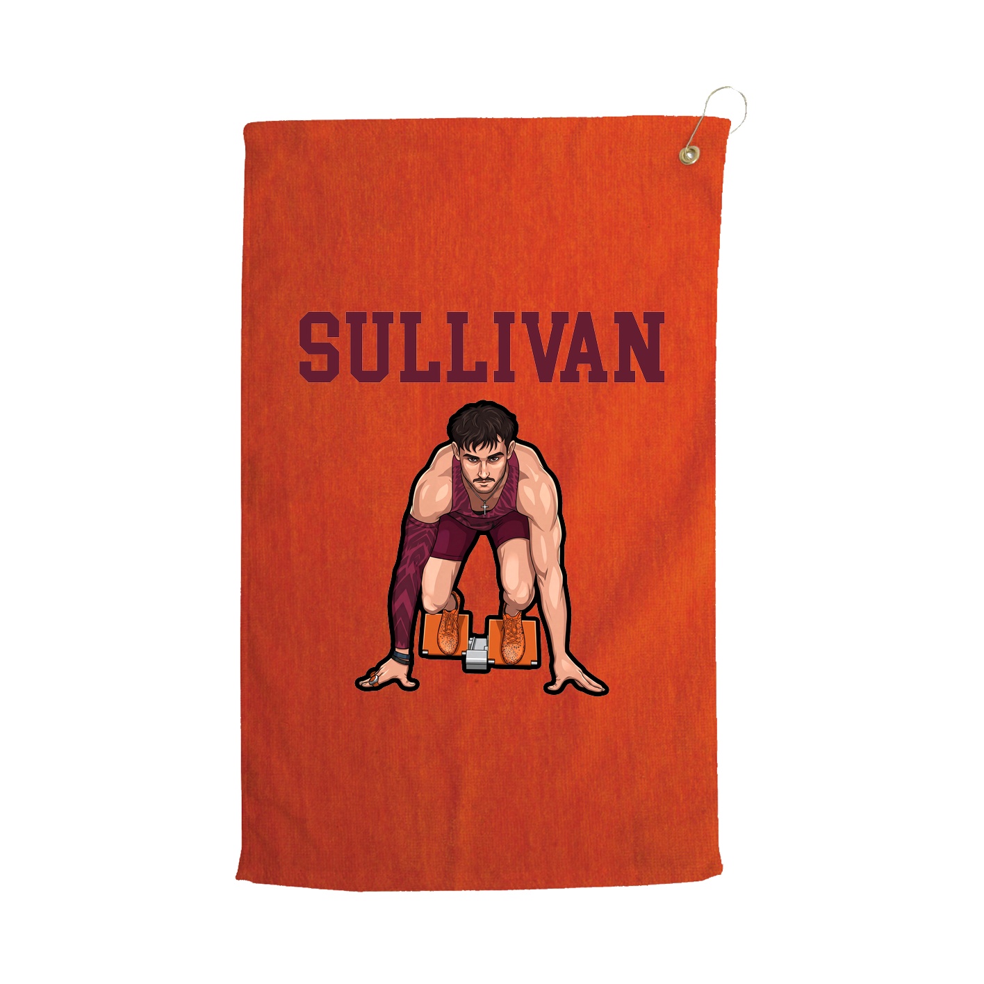 Golf Towel — Shirsey in Orange