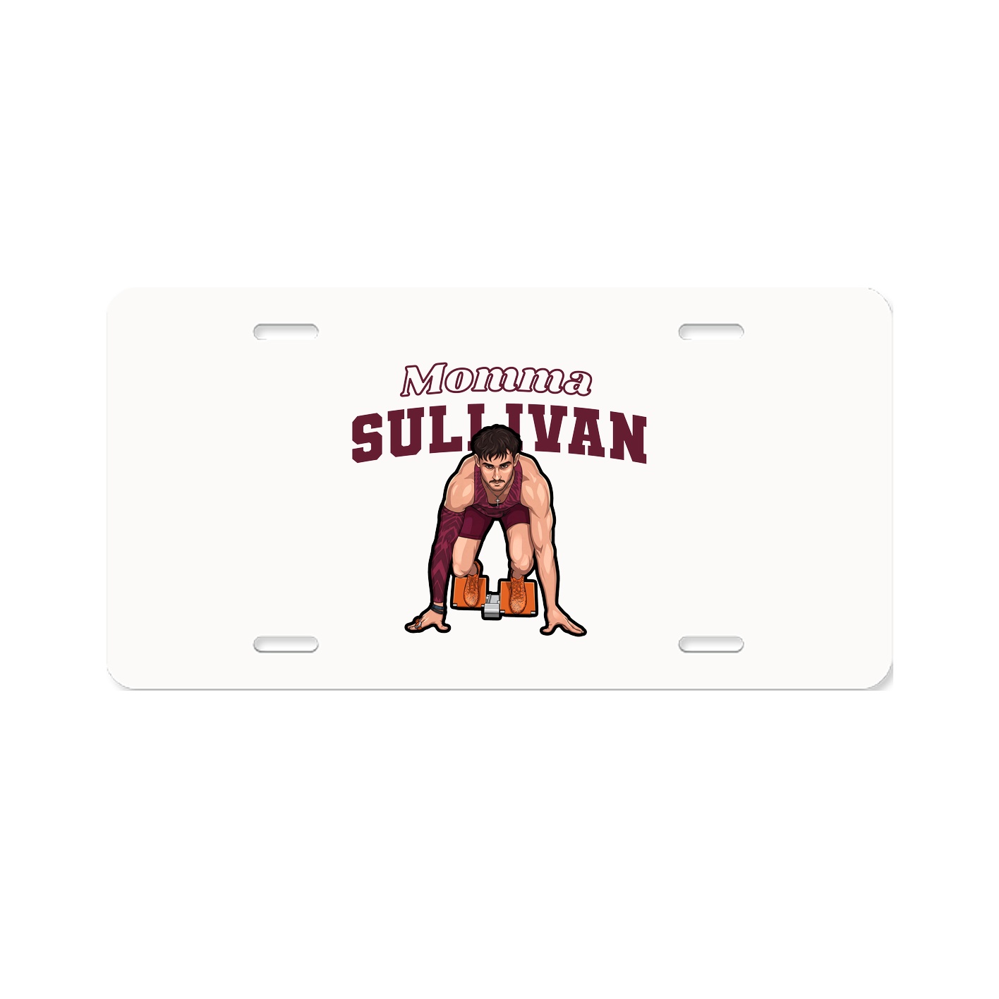 License Plate — Mothers Day Block in Classic