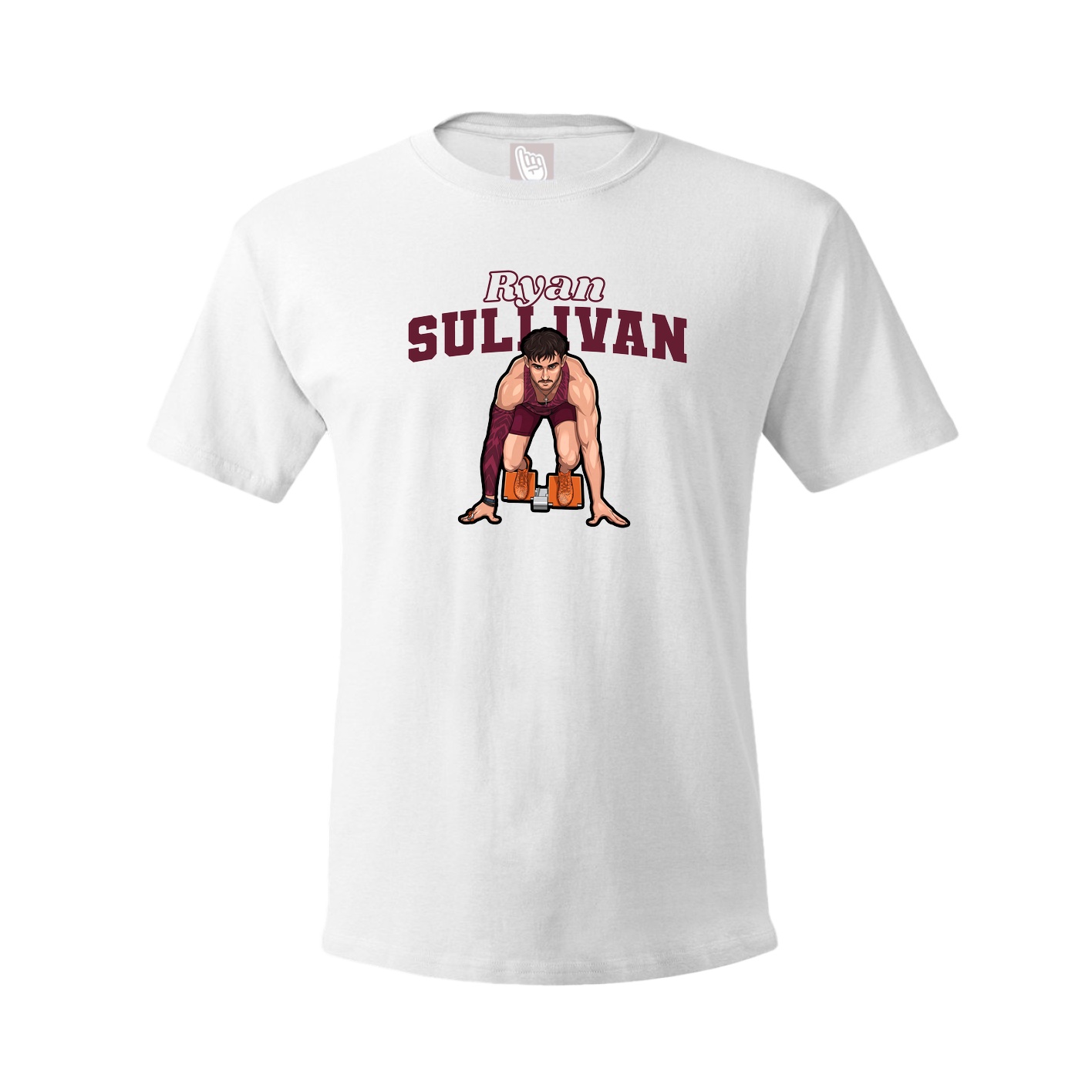 Tee — Name Arch in White