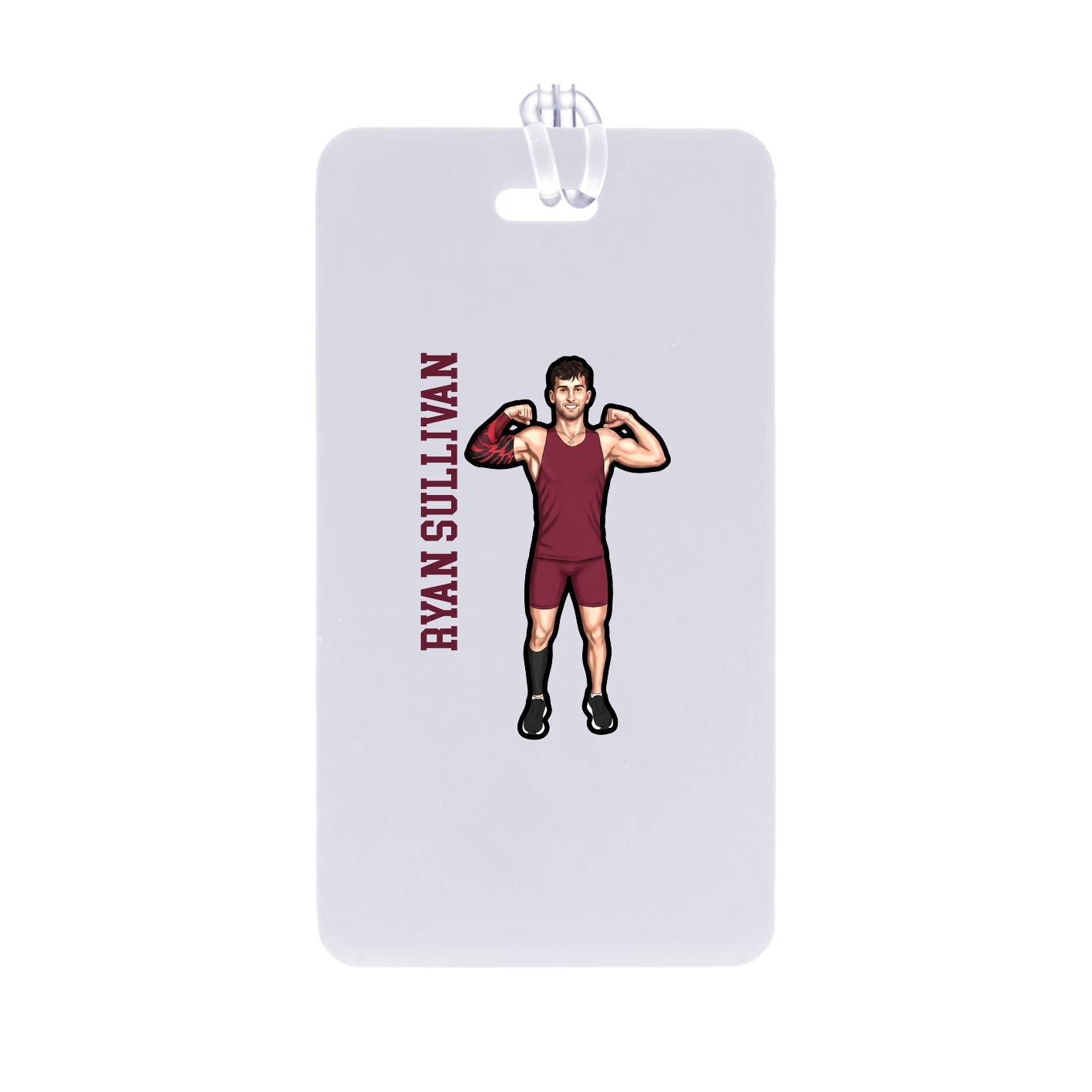 Bag Tag — Name Vertical in Classic