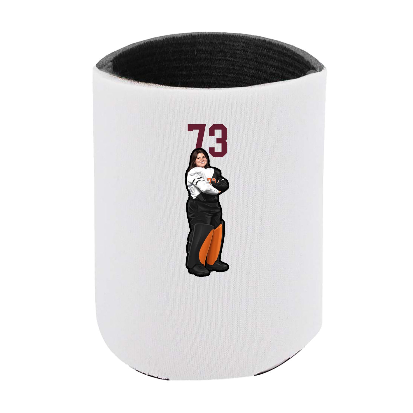 Can Holder — Number Top in White