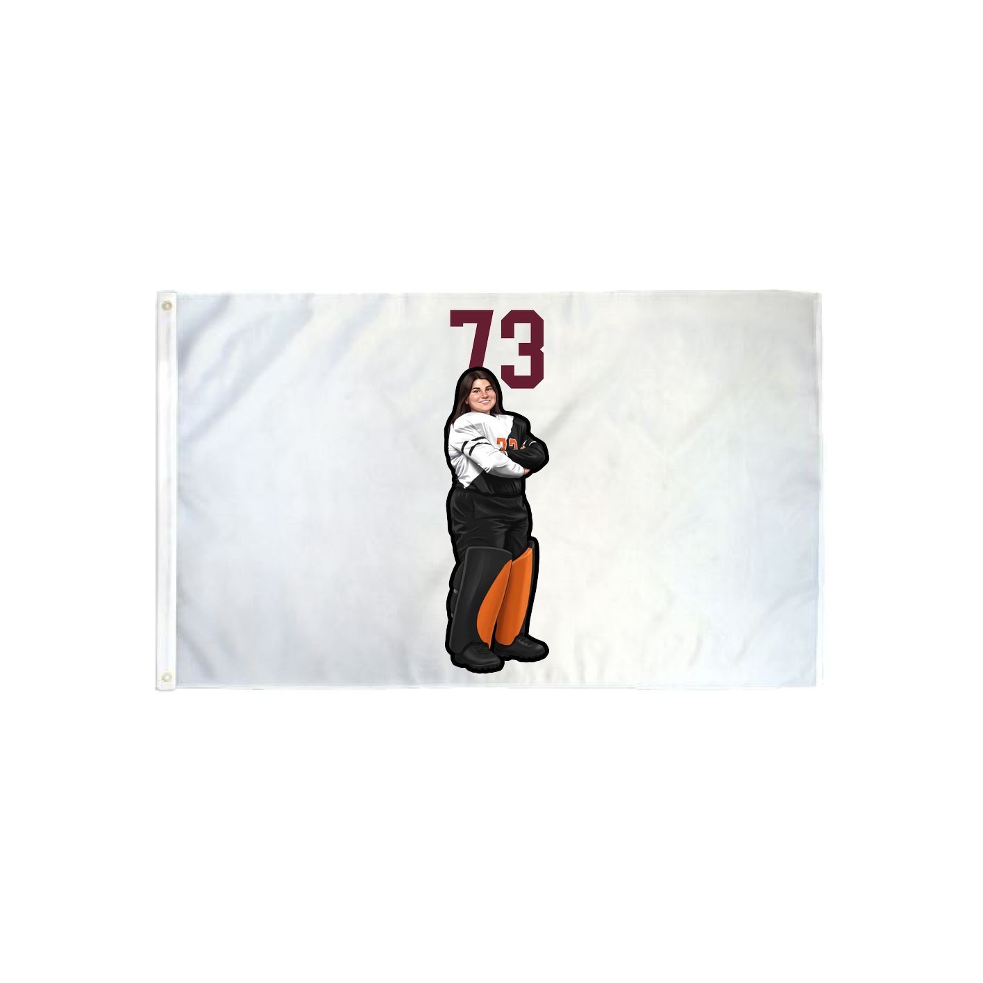 3x5 Flag — Number Top in Classic