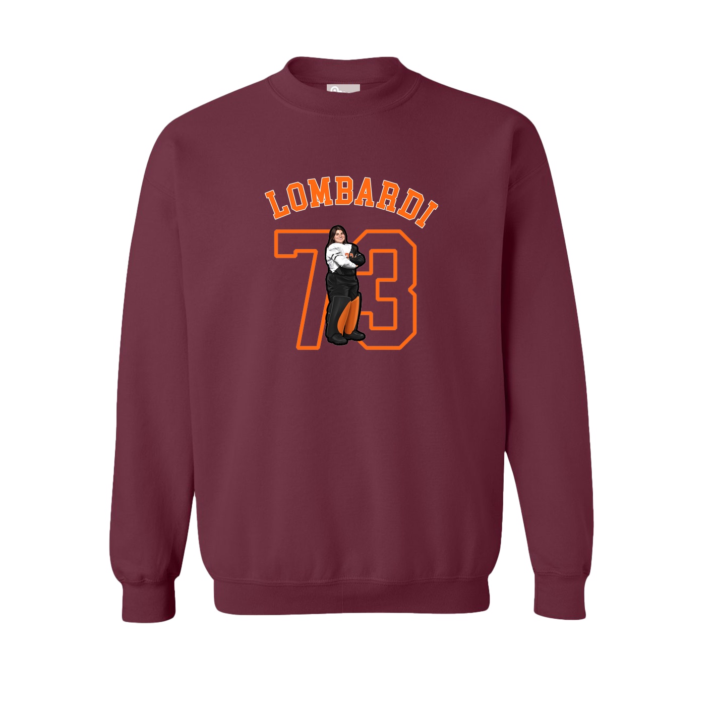 Fleece Crew — Shirsey Arch in Maroon