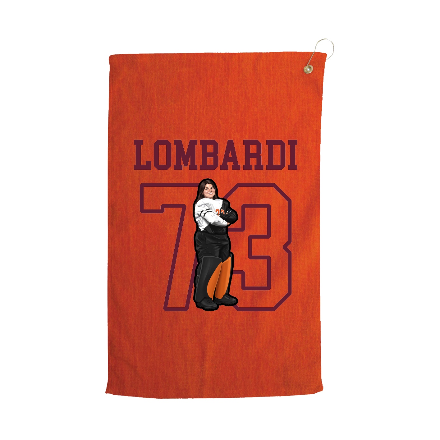 Golf Towel — Shirsey in Orange