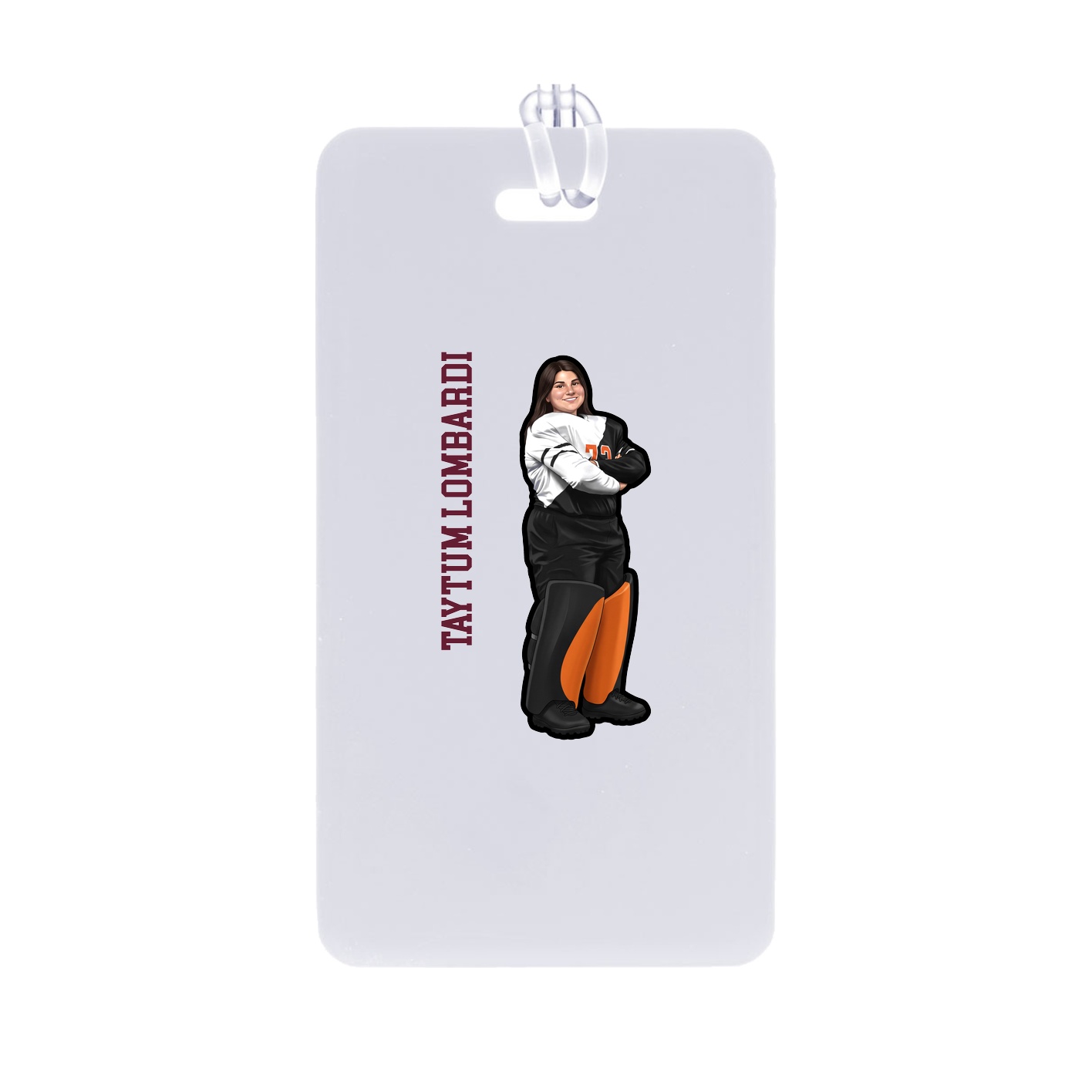 Bag Tag — Name Vertical in Classic