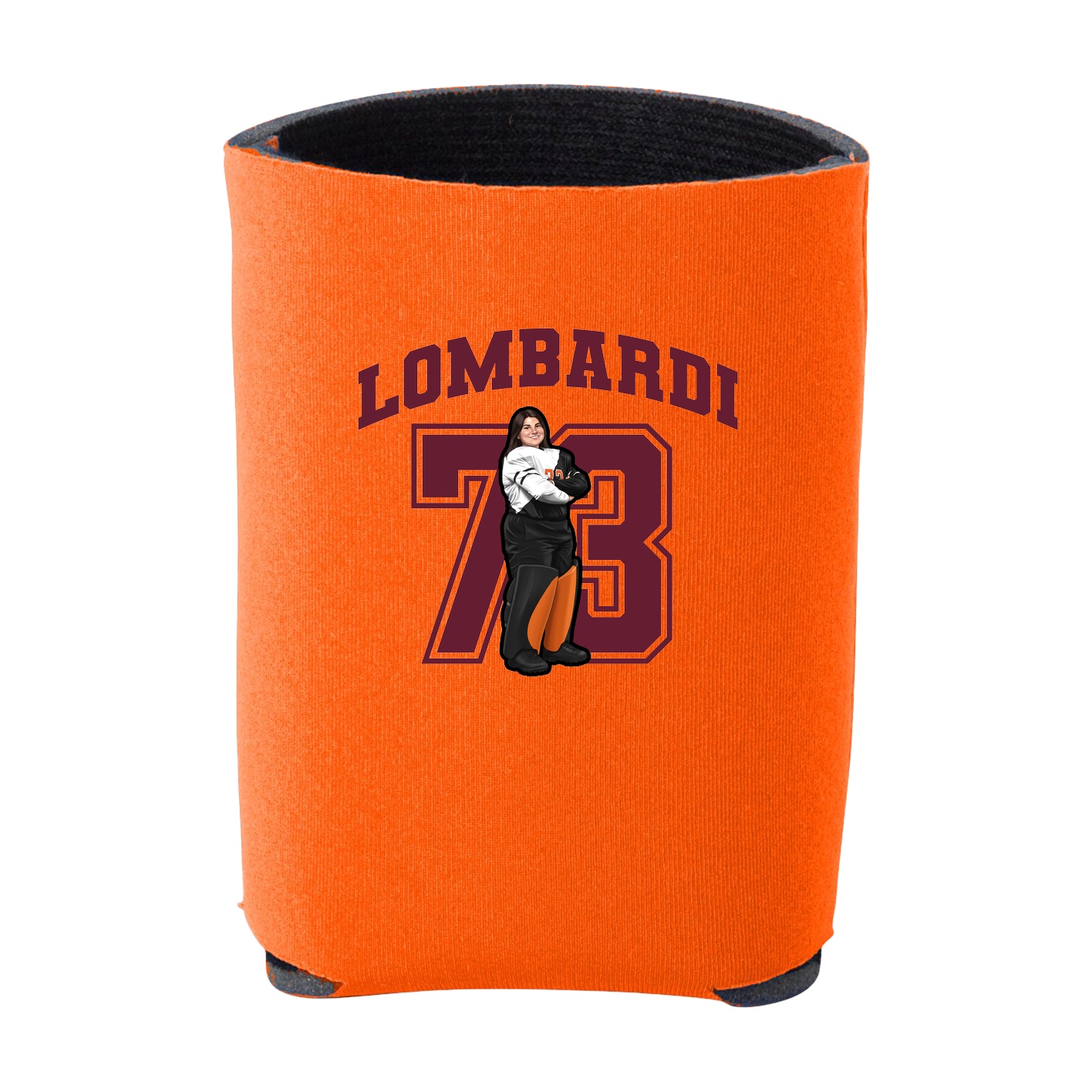 Can Holder — Number in Orange