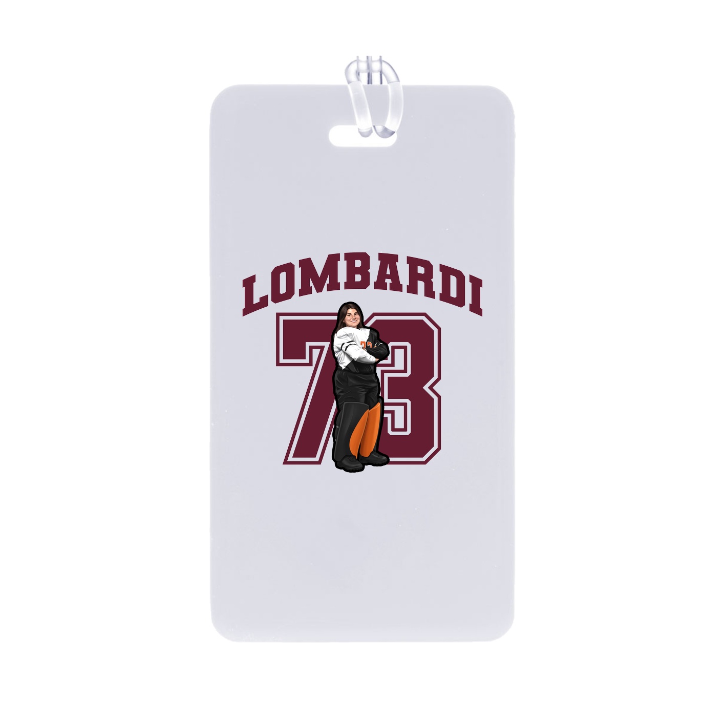 Bag Tag — Number in Classic
