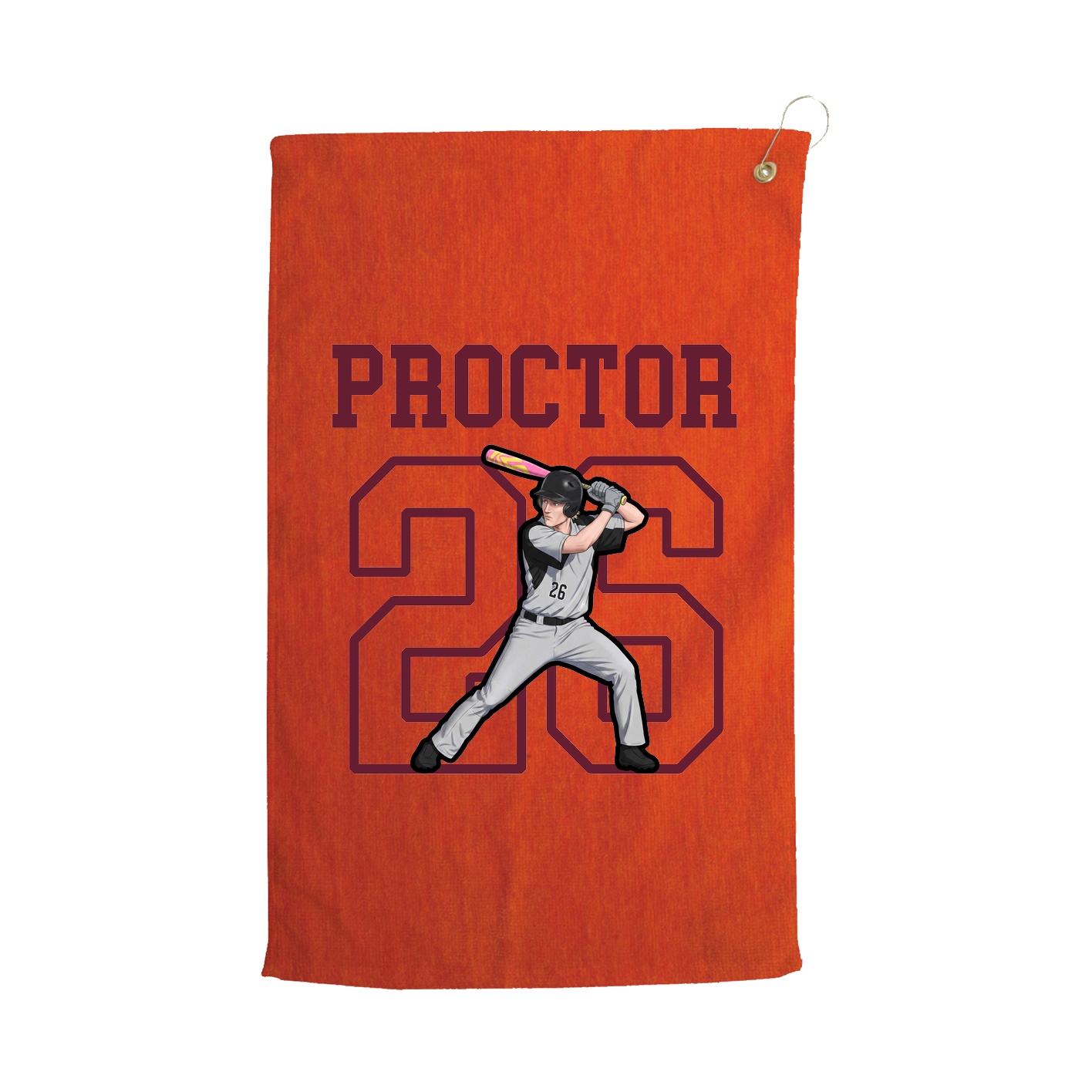 Golf Towel — Shirsey in Orange