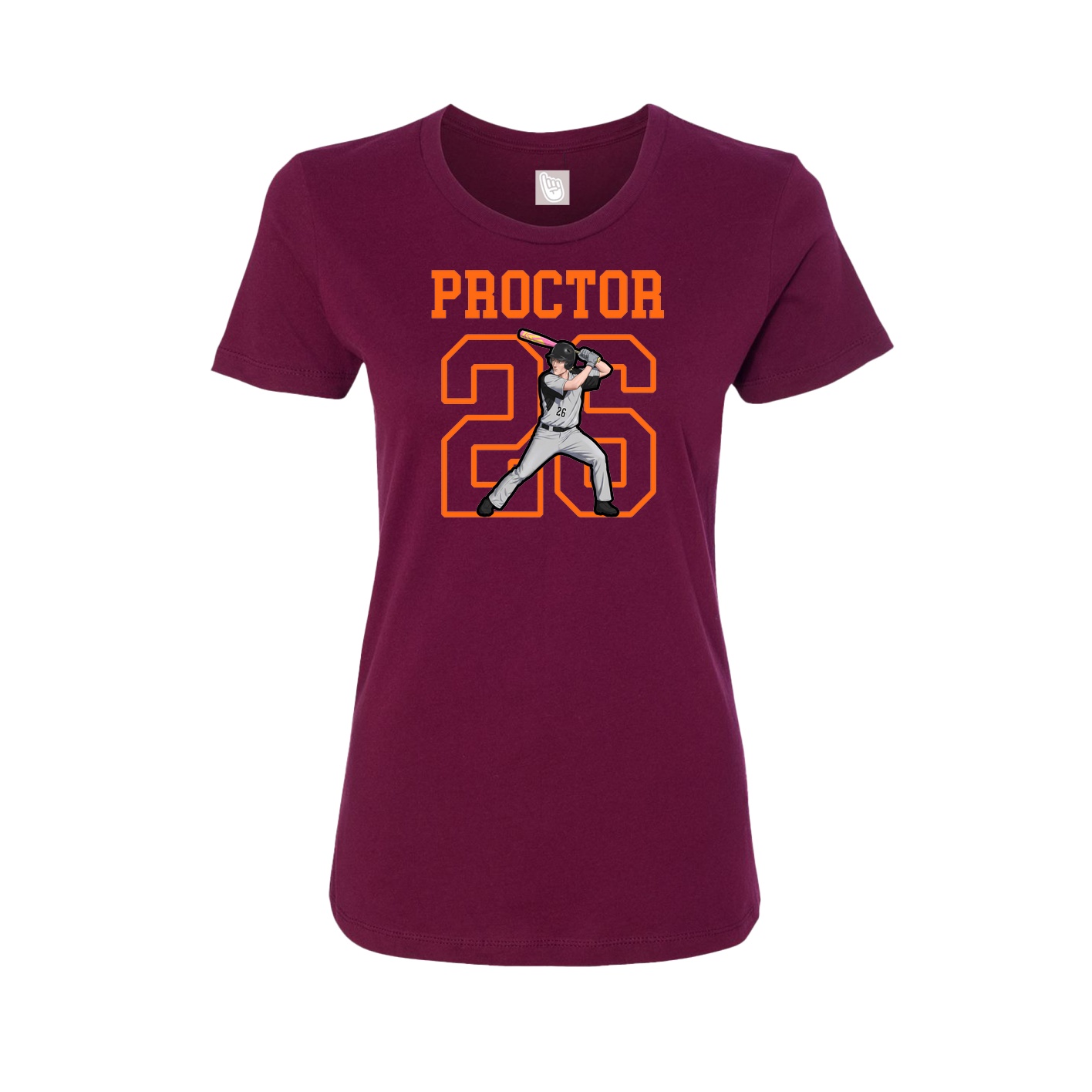 Fitted Women's Tee — Shirsey in Maroon