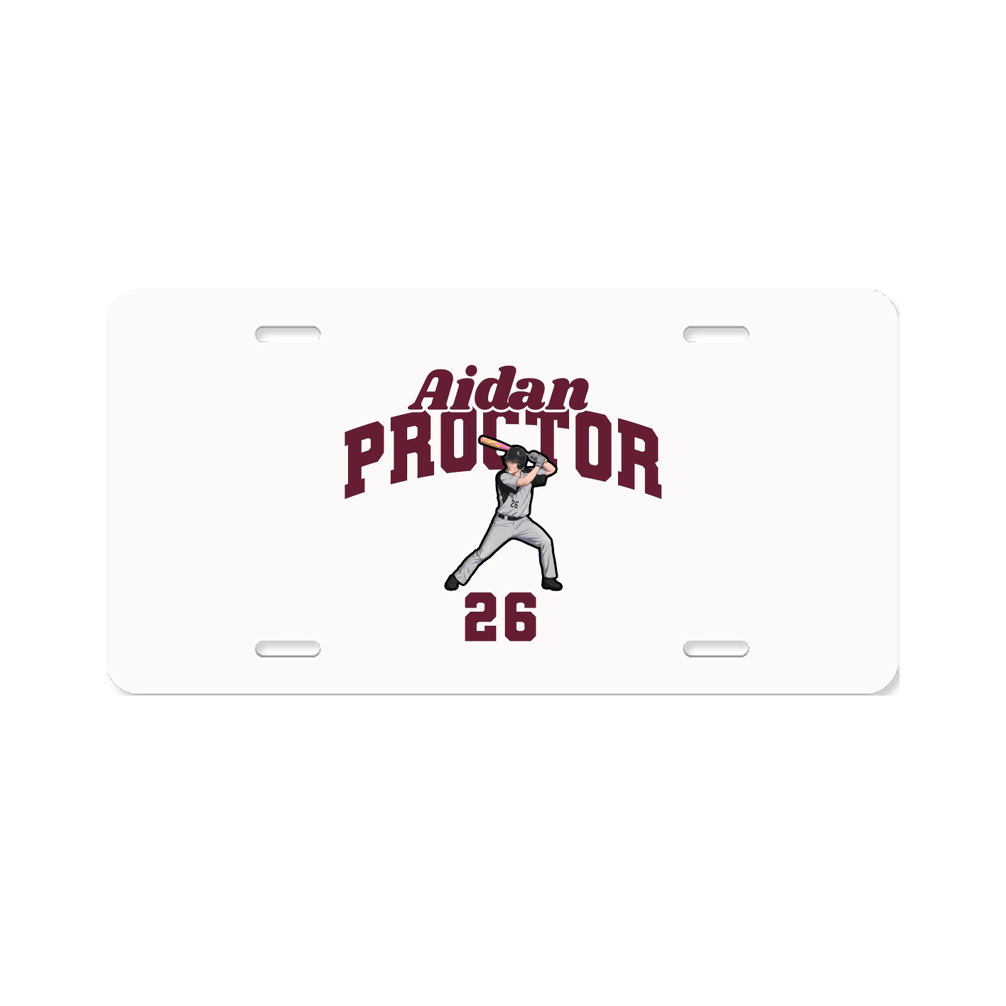 License Plate — Signature Arch in Classic