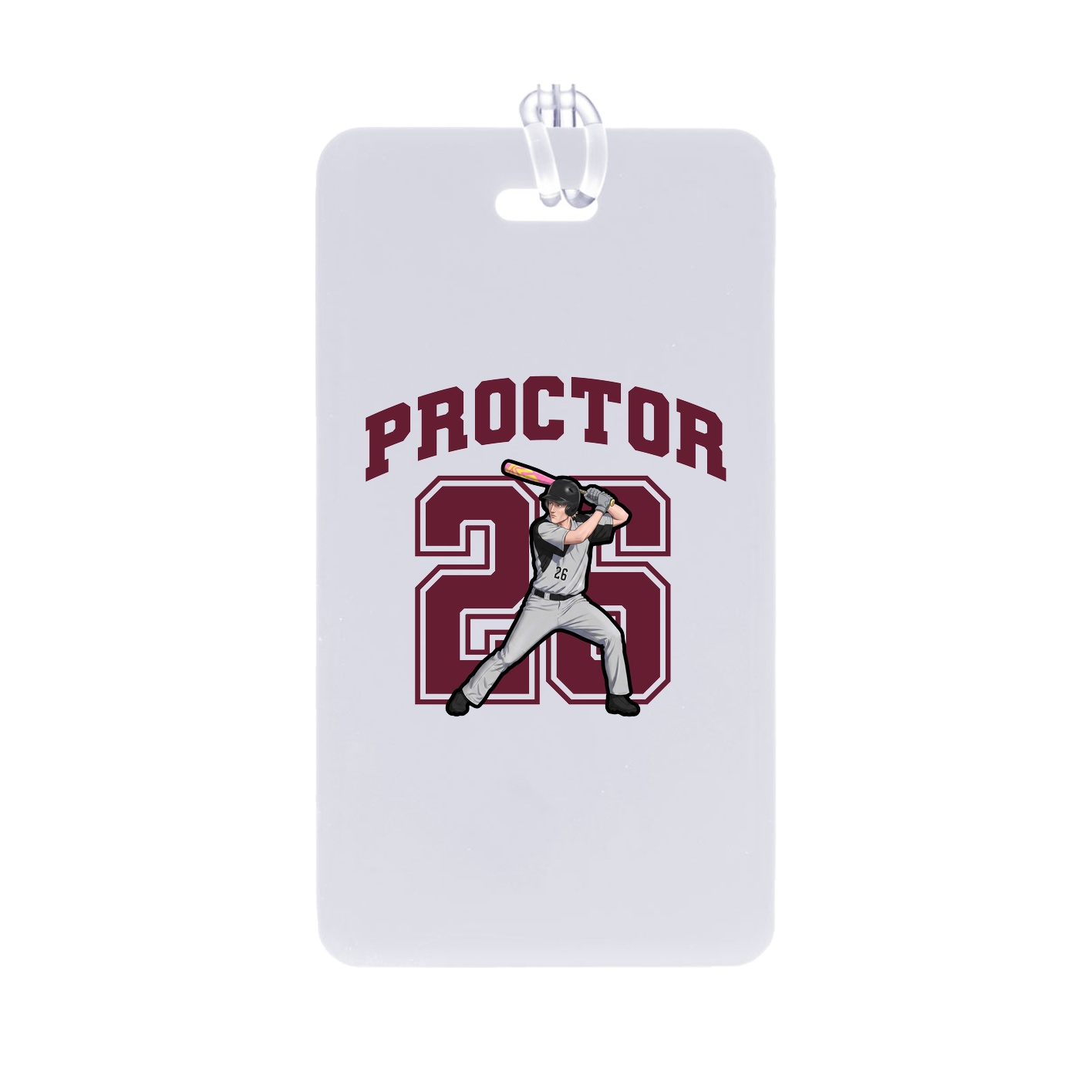 Bag Tag — Number in Classic