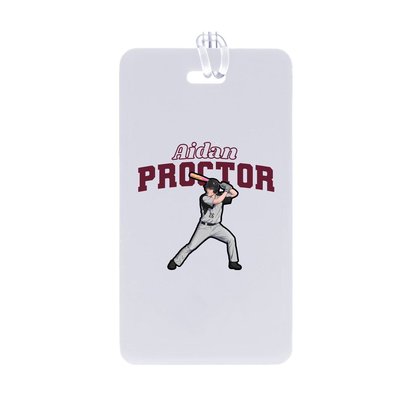 Bag Tag — Name Arch in Classic
