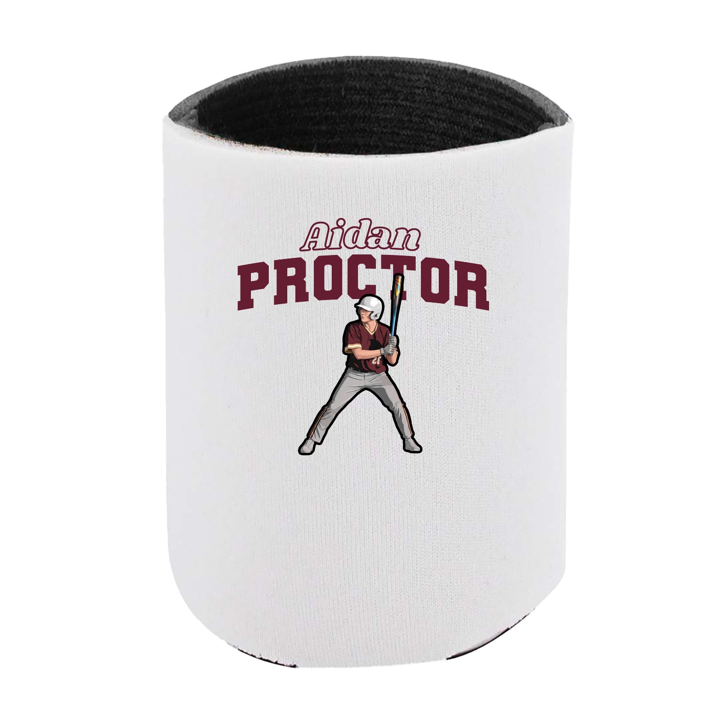 Can Holder — Name Arch in White