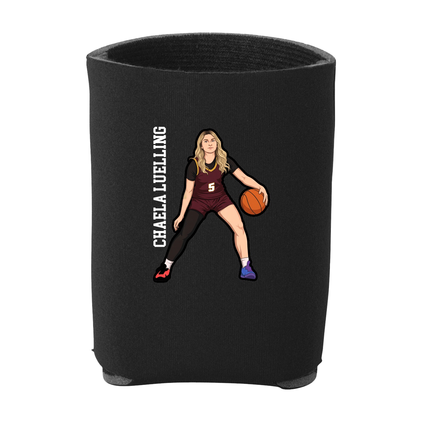 Can Holder — Name Vertical in Black