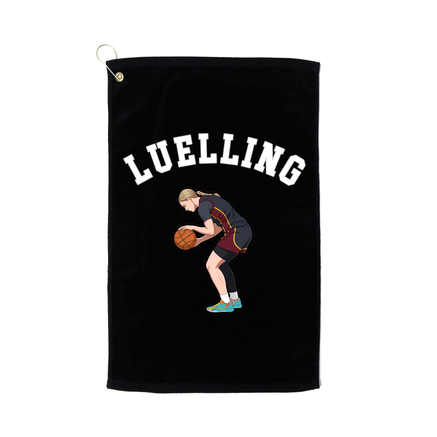 Golf Towel — Shirsey Arch in Black