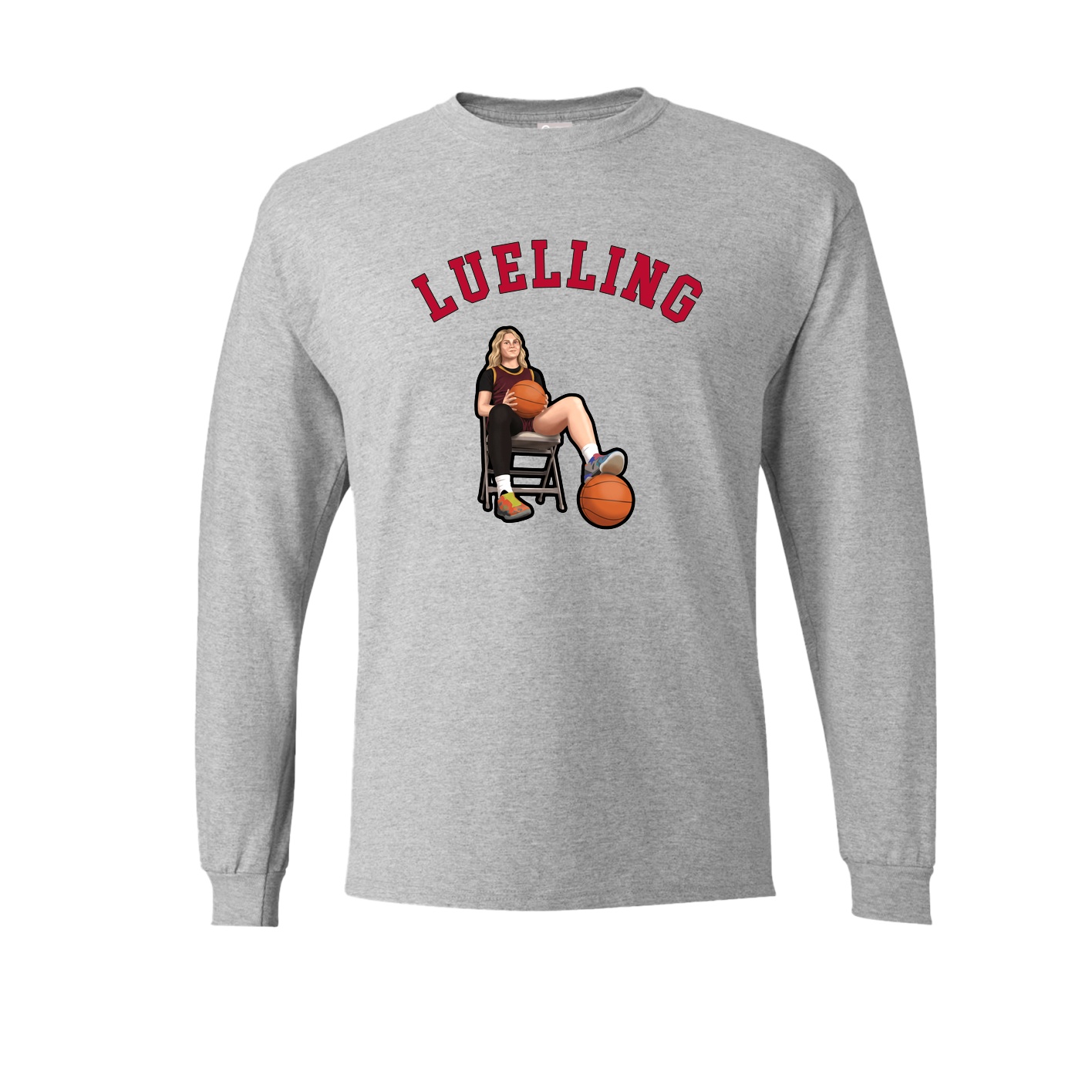 Long Sleeve Tee — Shirsey Arch in Grey